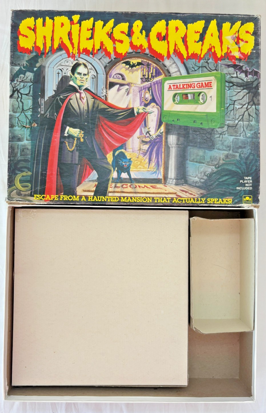 Vintage Shrieks & Creaks Board Game | Golden | 1988 | 100% Complete | Used