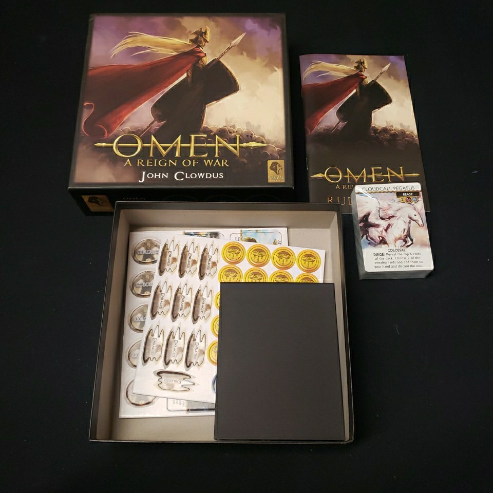 Omen: A Reign of War (Card Game, 2011) John Clowdus 2-Player Kolossal UNPLAYED