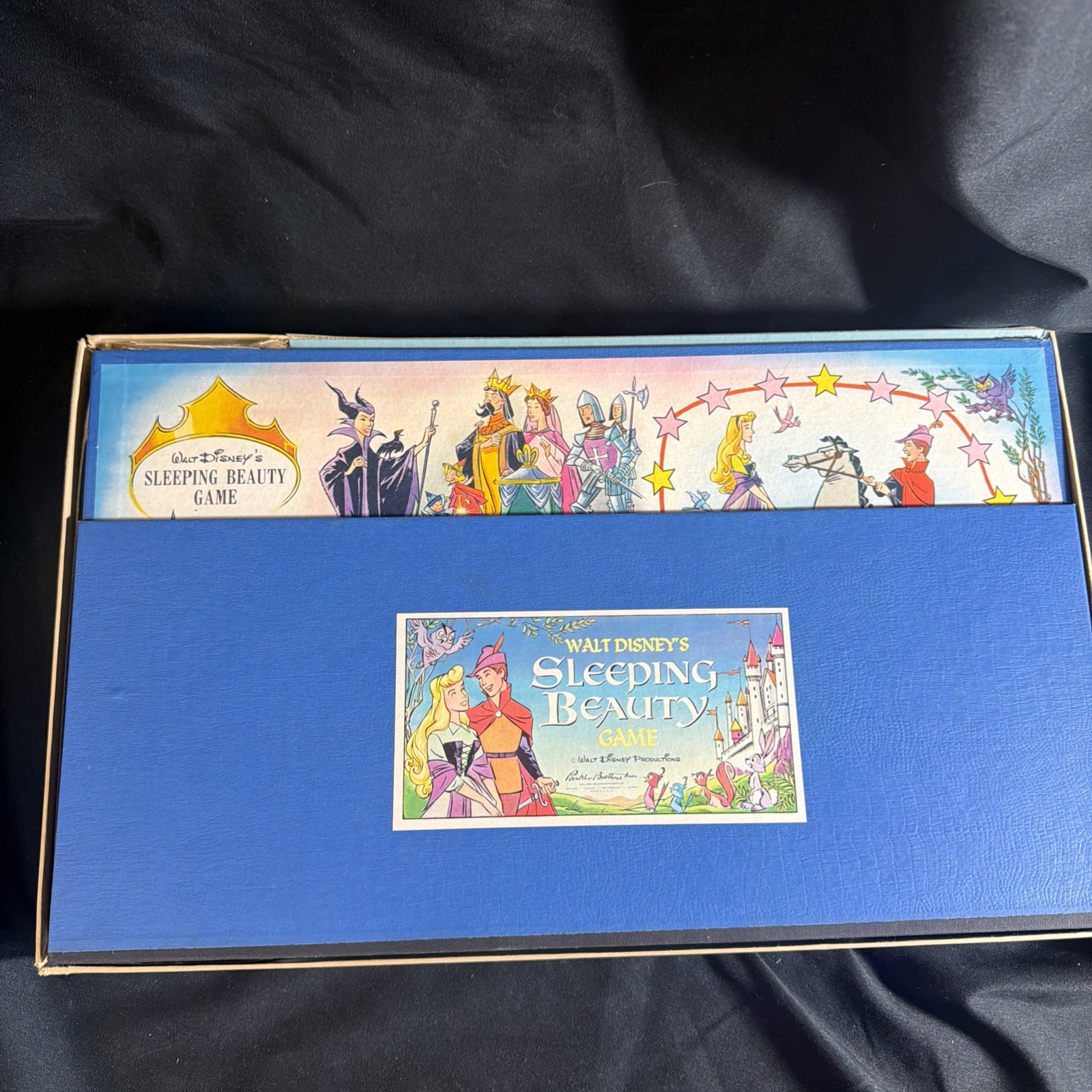 Walt Disney Sleeping Beauty Game 1958 Parker Brothers Almost Complete