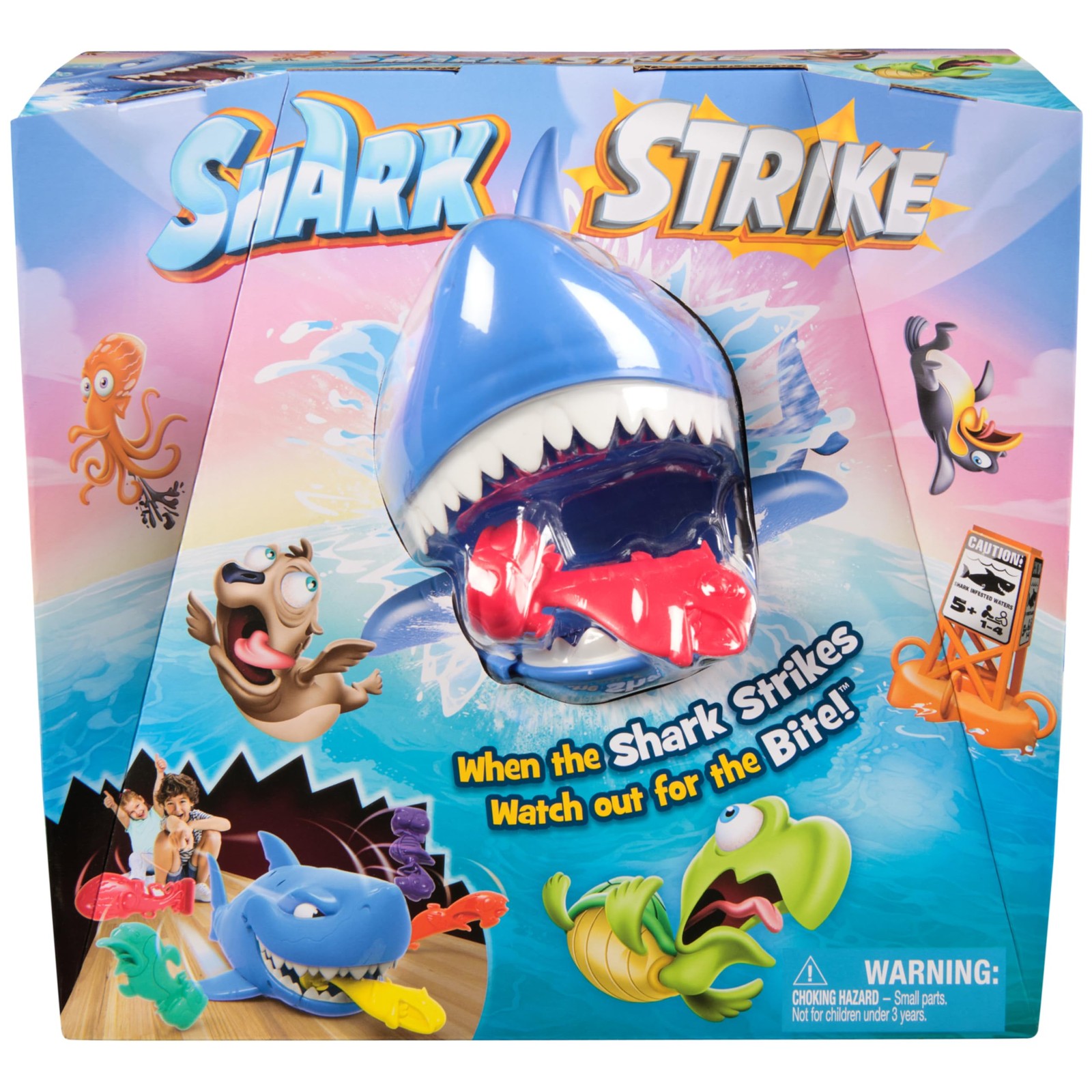 , Shark Strike, Bowling Game with WindUp JawChomping Action, Easy Activity To…