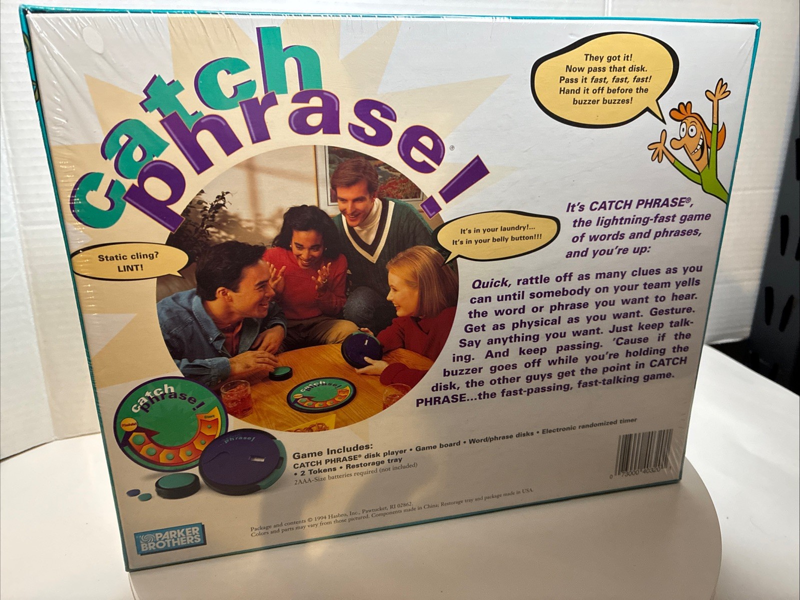 Parker Brothers Catch Phrase! Party Adults Board Game (40320) New Sealed