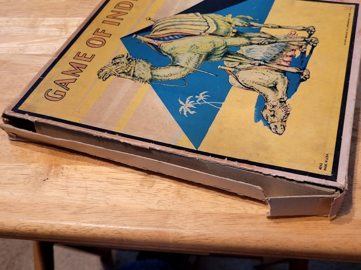 VINTAGE 1920’S MILTON BRADLEY GAME OF INDIA