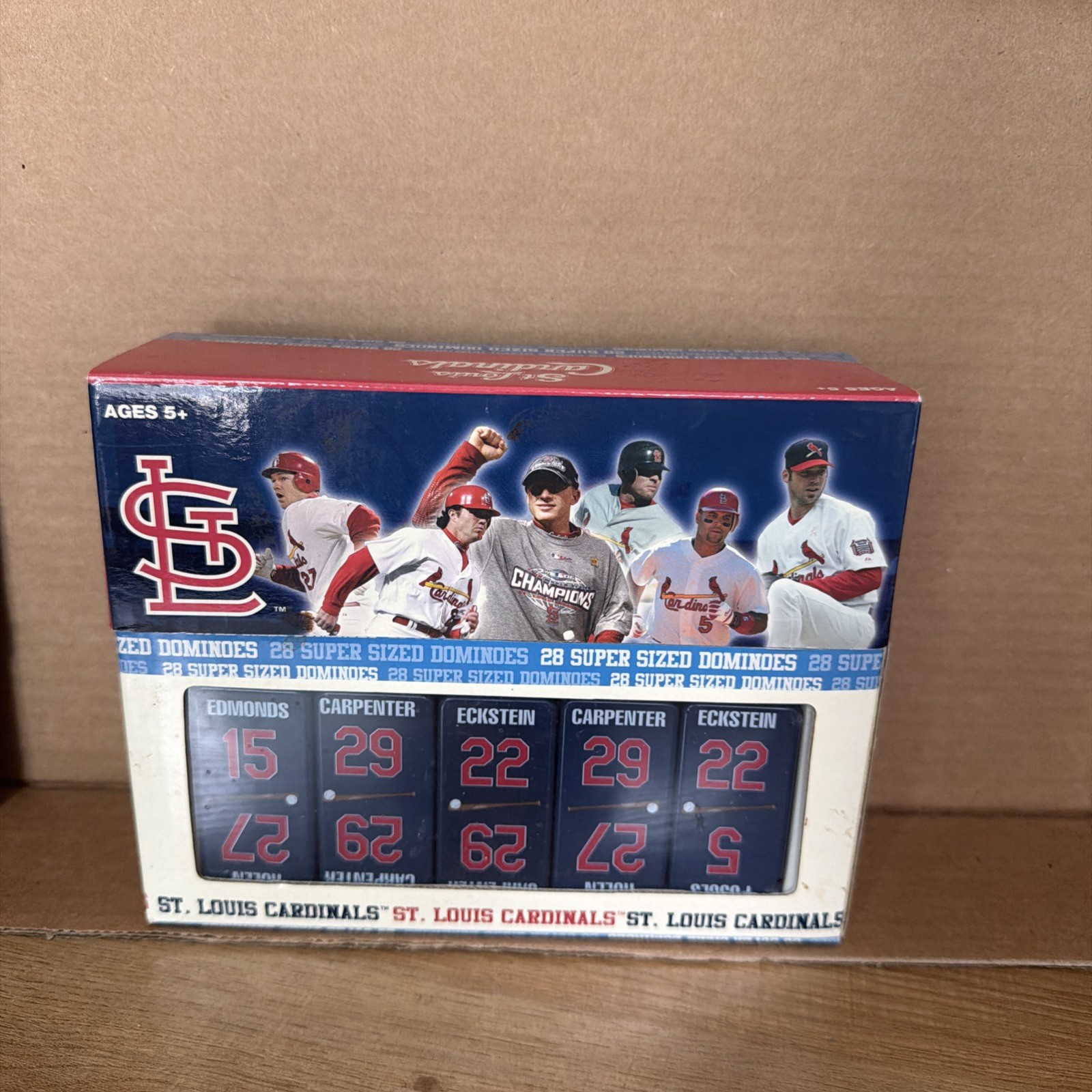 NIB MLB Sababa Toys 2007 St. Louis Cardinals 28 Super Sized Dominoes Collectible