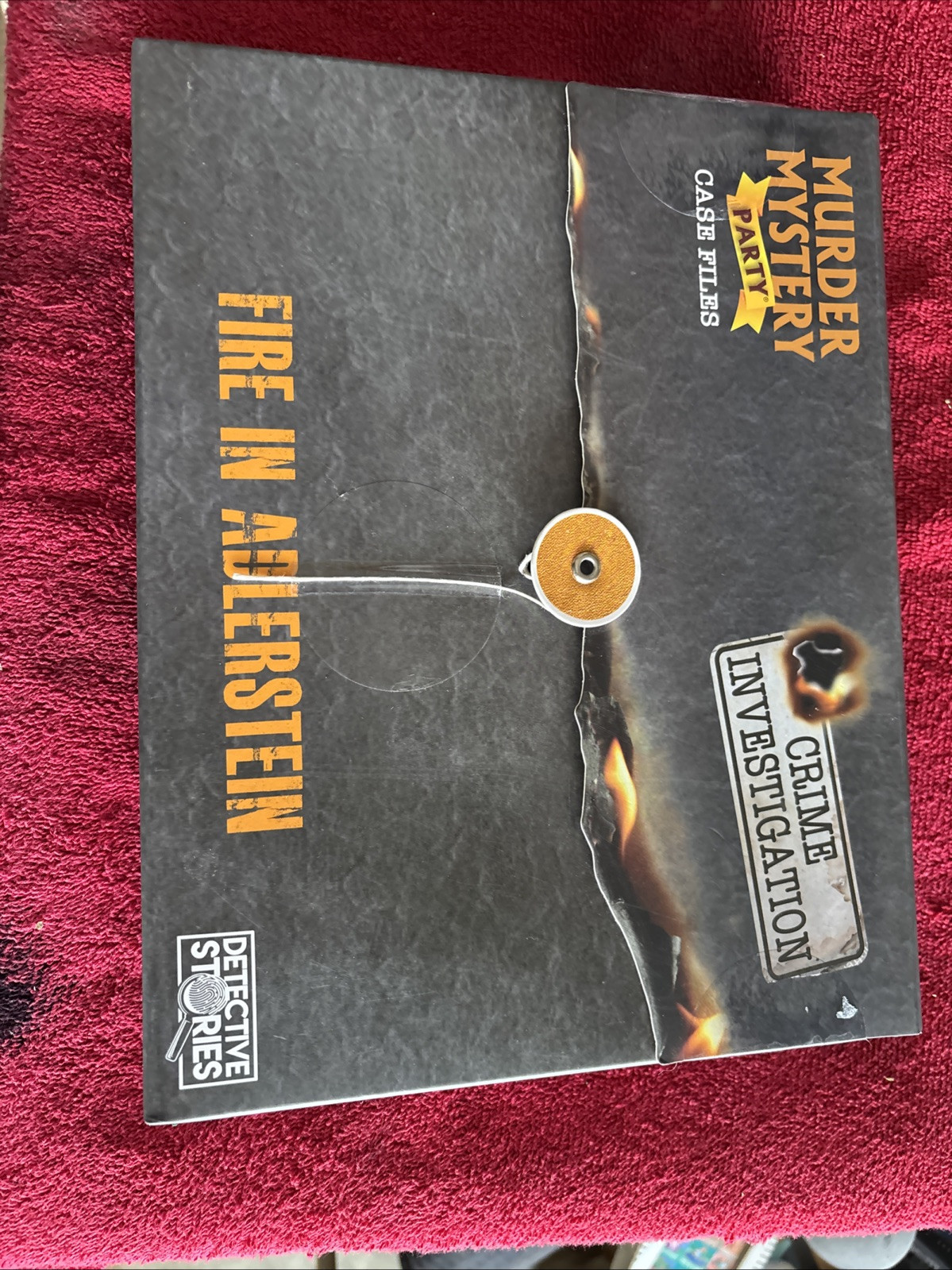 Murder Mystery Party Case Files Fire in Alderstein Party Game New Sealed