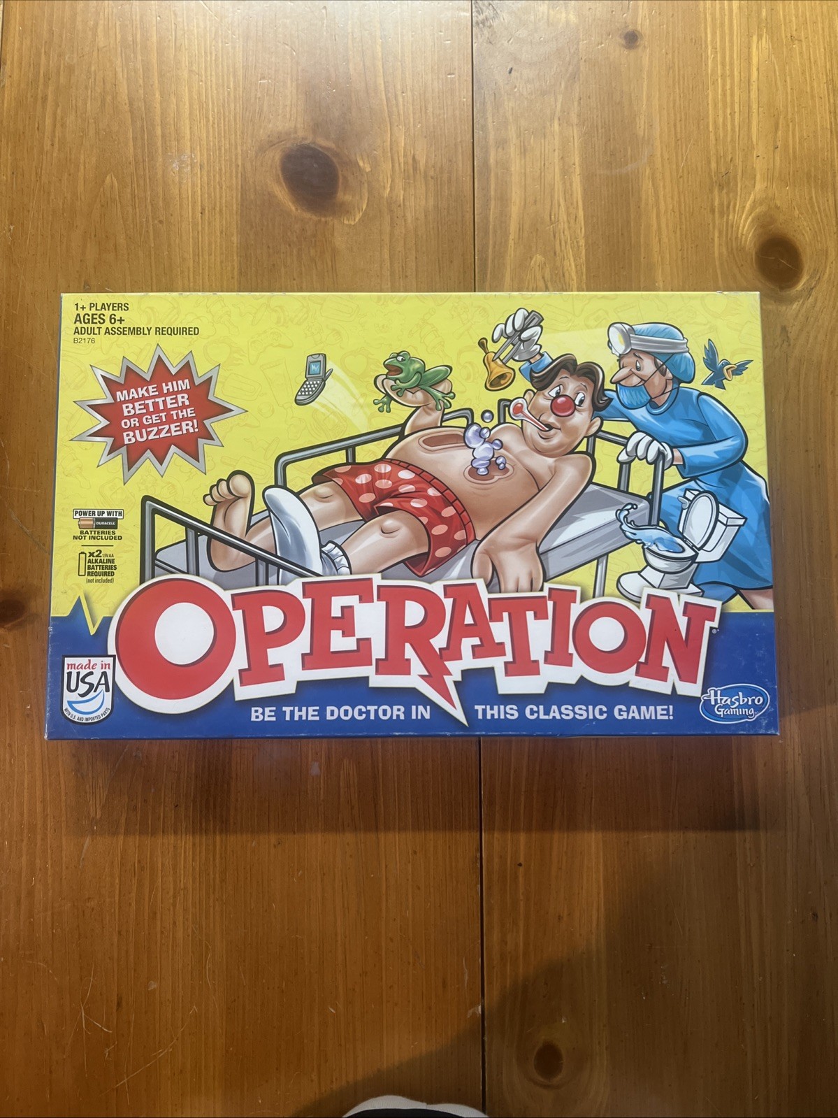 Hasbro Gaming Classic Operation Game Multi-player. Preowned But Unused.