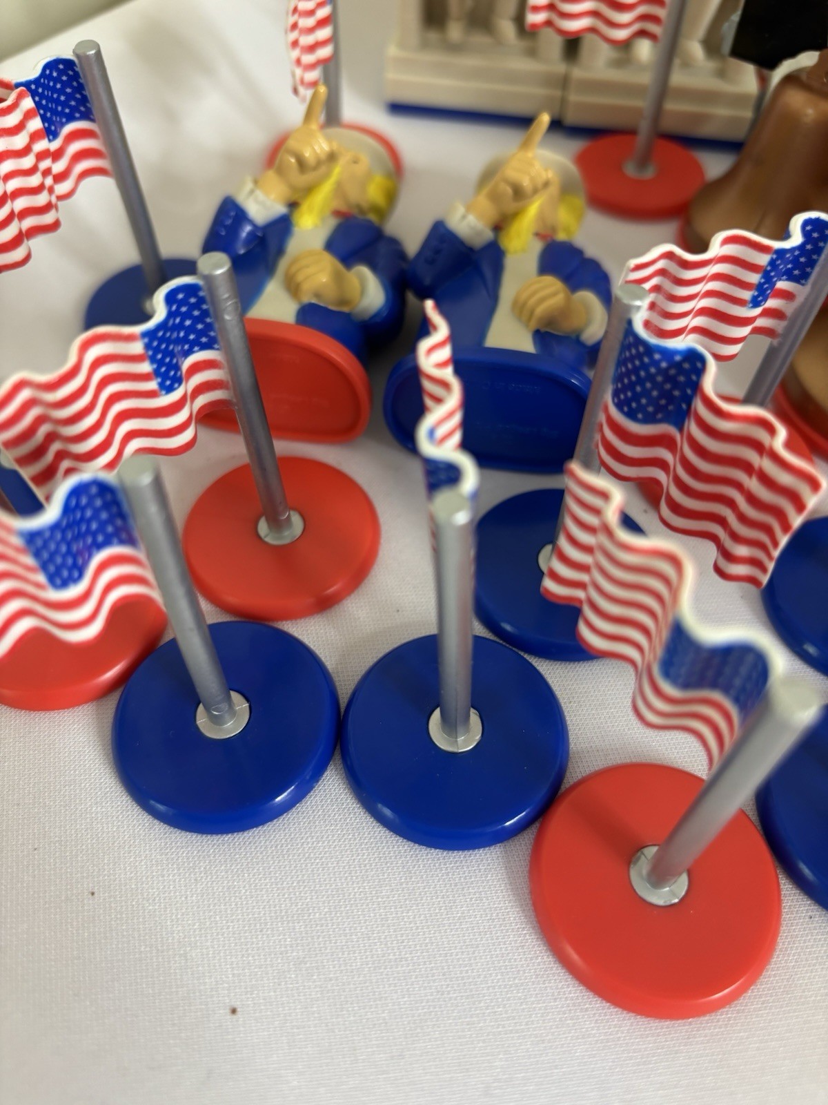 USA Chess Set Patriotic Game PIECES ONLY Flag Bell Lincoln Liberty America 250