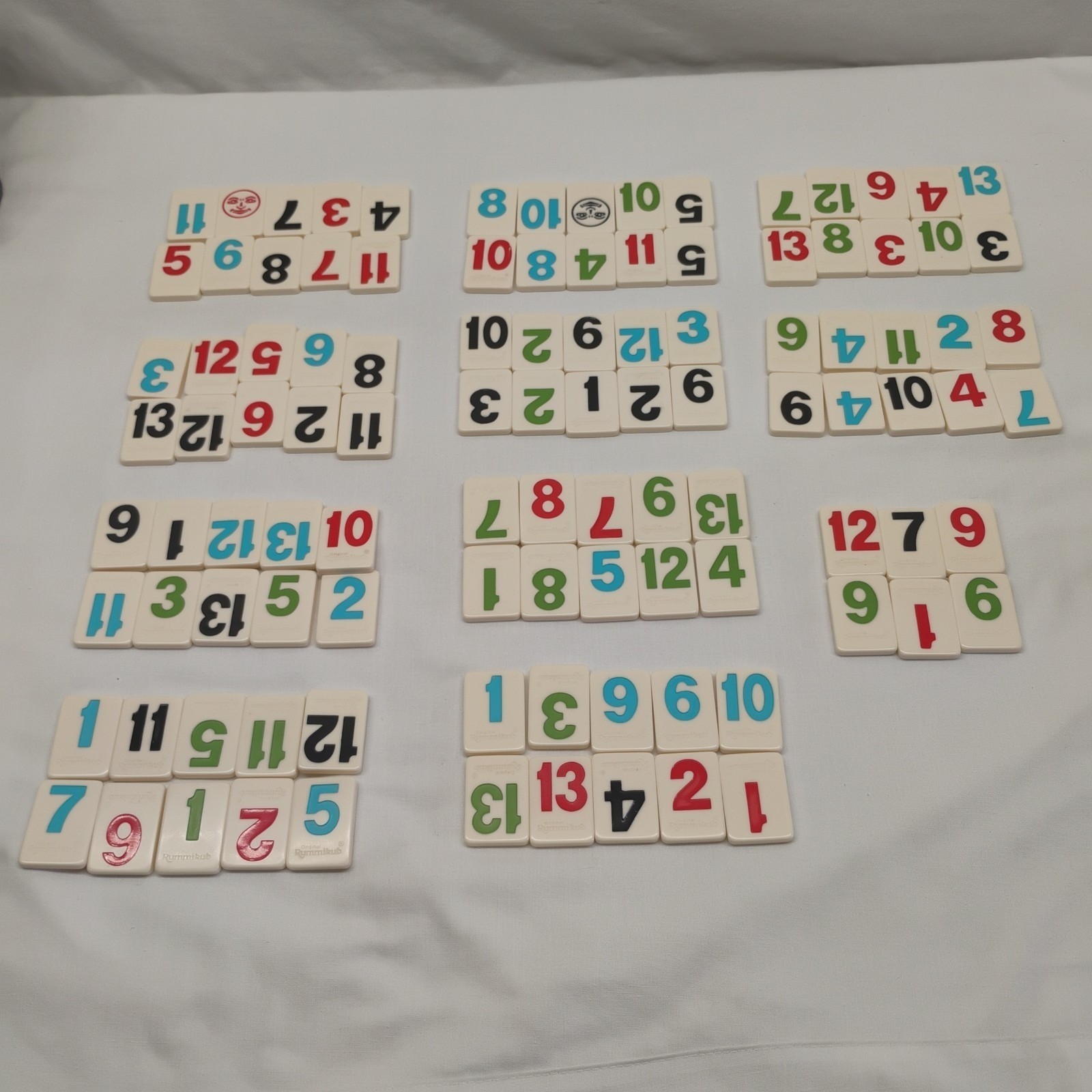 Pressman Rummikub Large Number Edition Family Board Game 2012 Complete