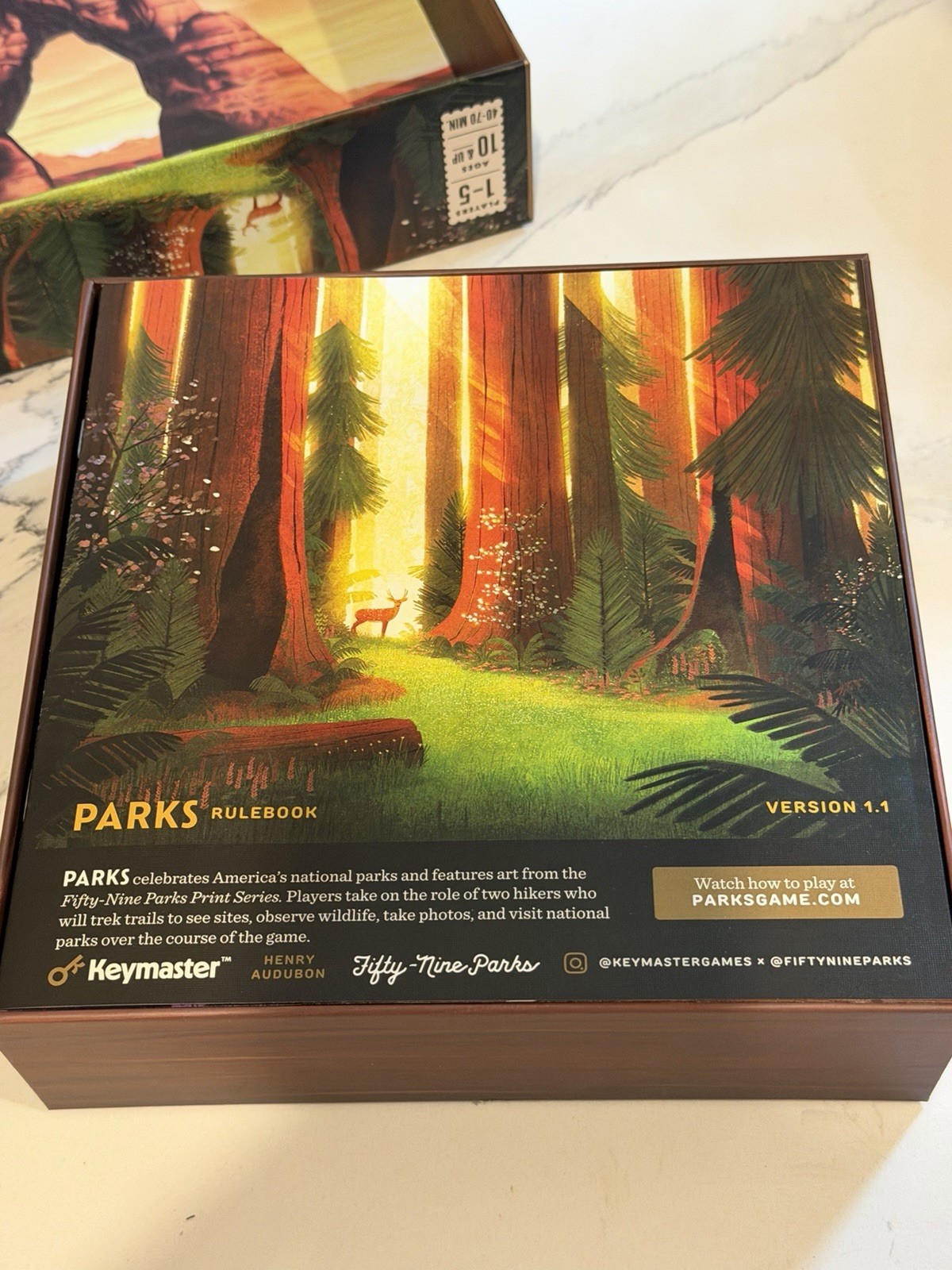 Parks Boardgame – 1st edition – Keymaster Games – complete, excellent condition