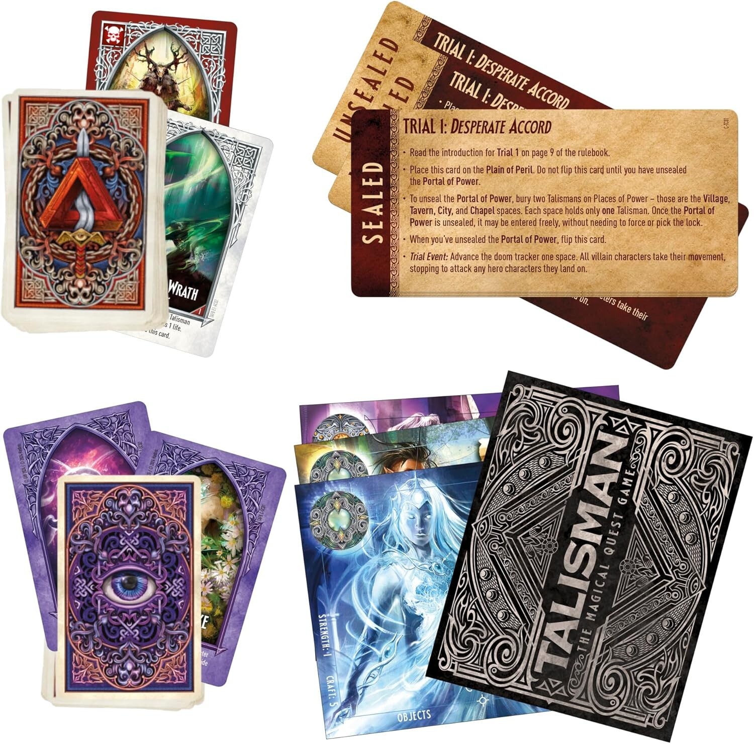 Hasbro Gaming Talisman Alliances: Fate Beckons Board Game Expansion Strategy NEW