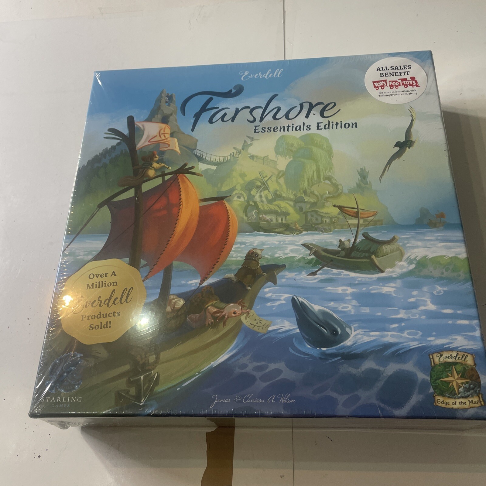 Farshore Essentials Edition Board Game Seafaring Adventure Treasure Maps