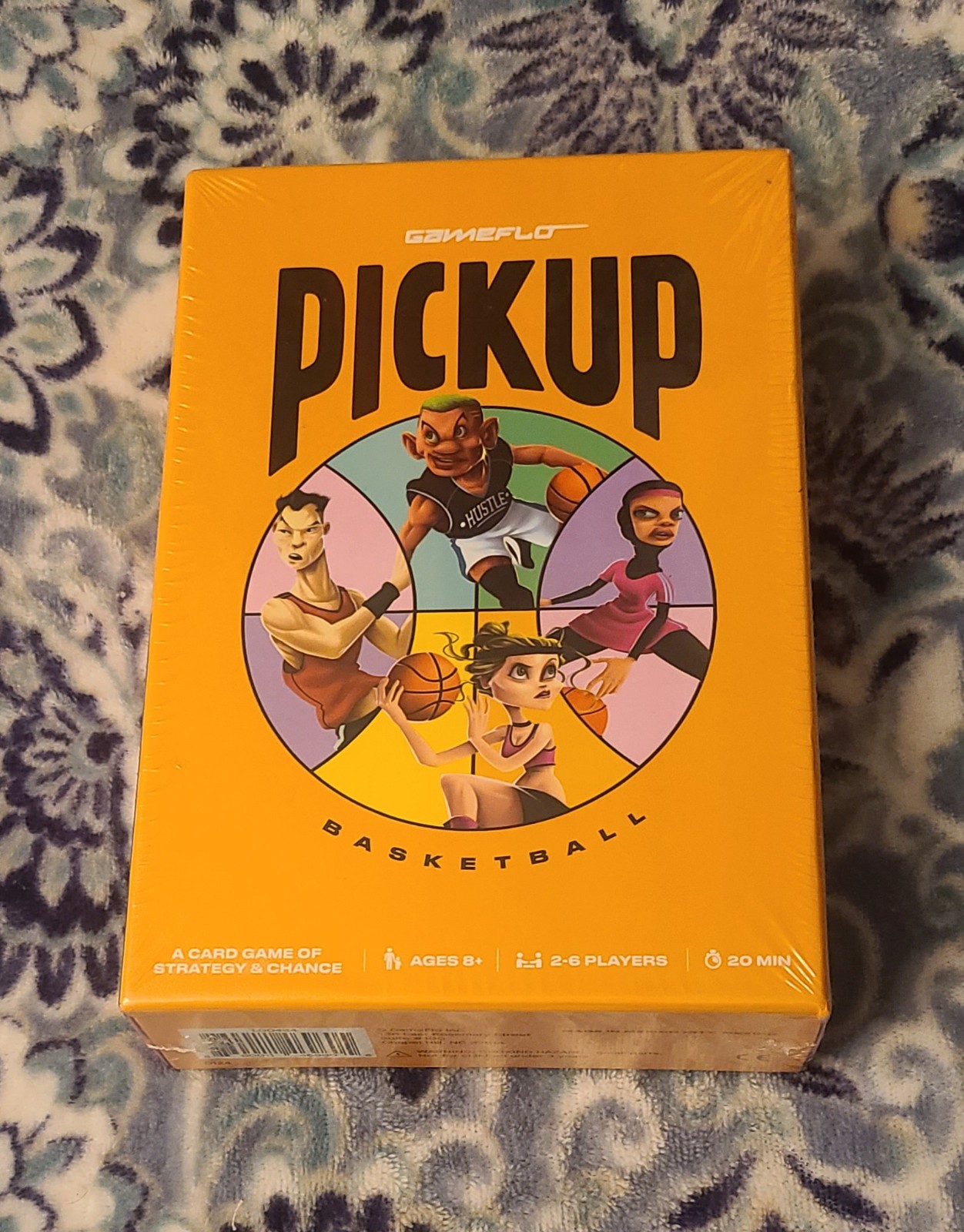 Gameflo Pickup Basketball Card Game Of Strategy Ages 8+ And 2 To 6 Players New