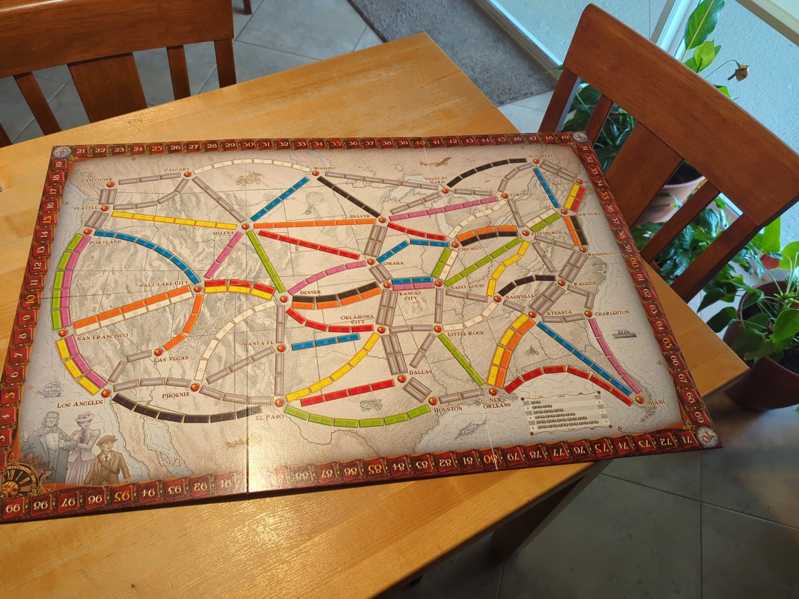 Ticket to Ride Cross-Country Train Adventure Board Game – Complete Set