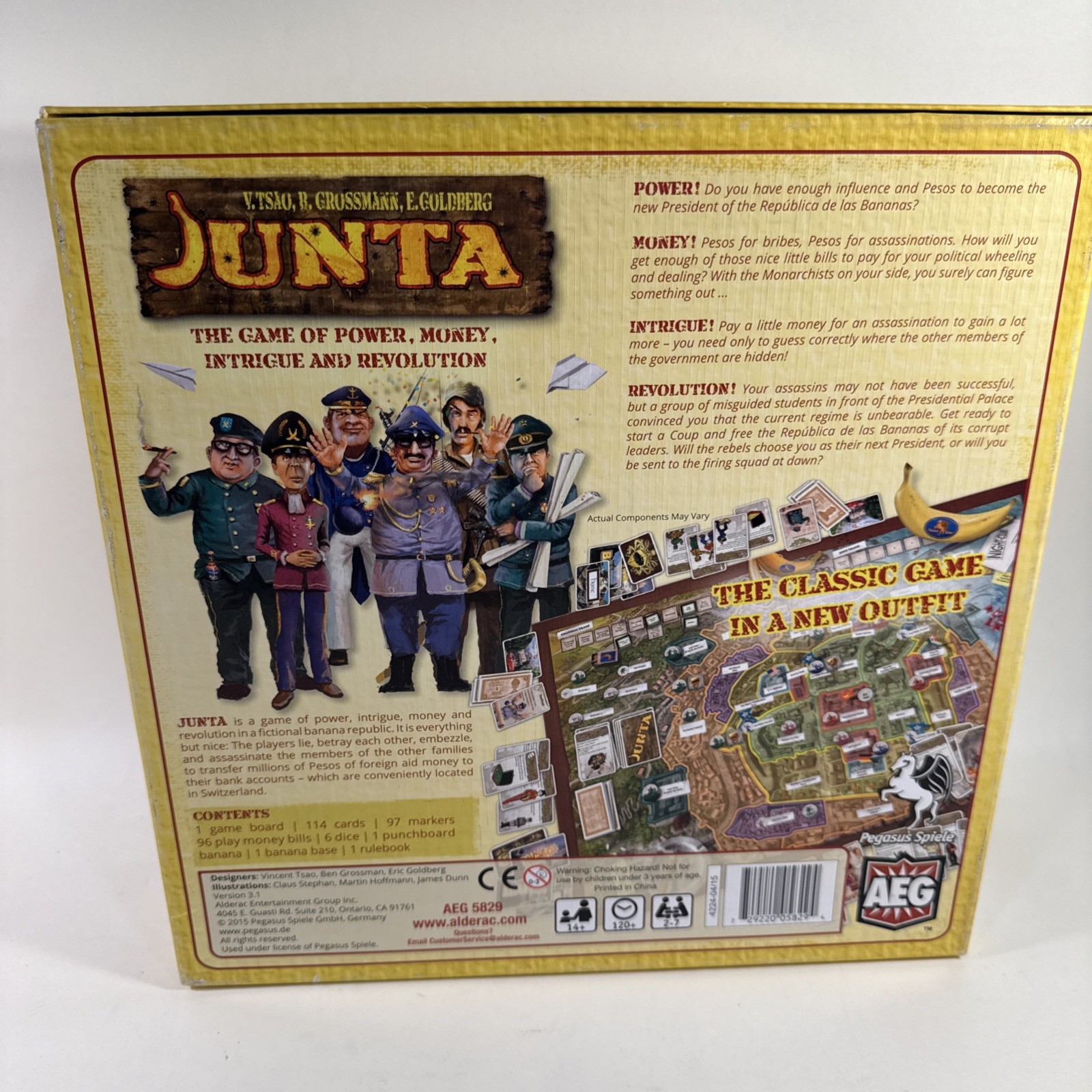 Junta Board 2015, Alderac Entertainment Group, Pre Owned