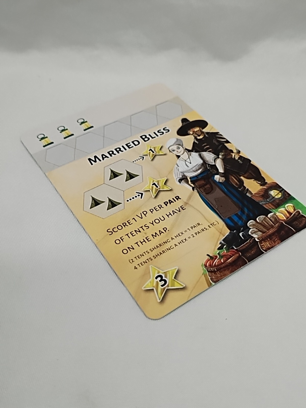 Dice Settlers Married Bliss Board Game Promo Card