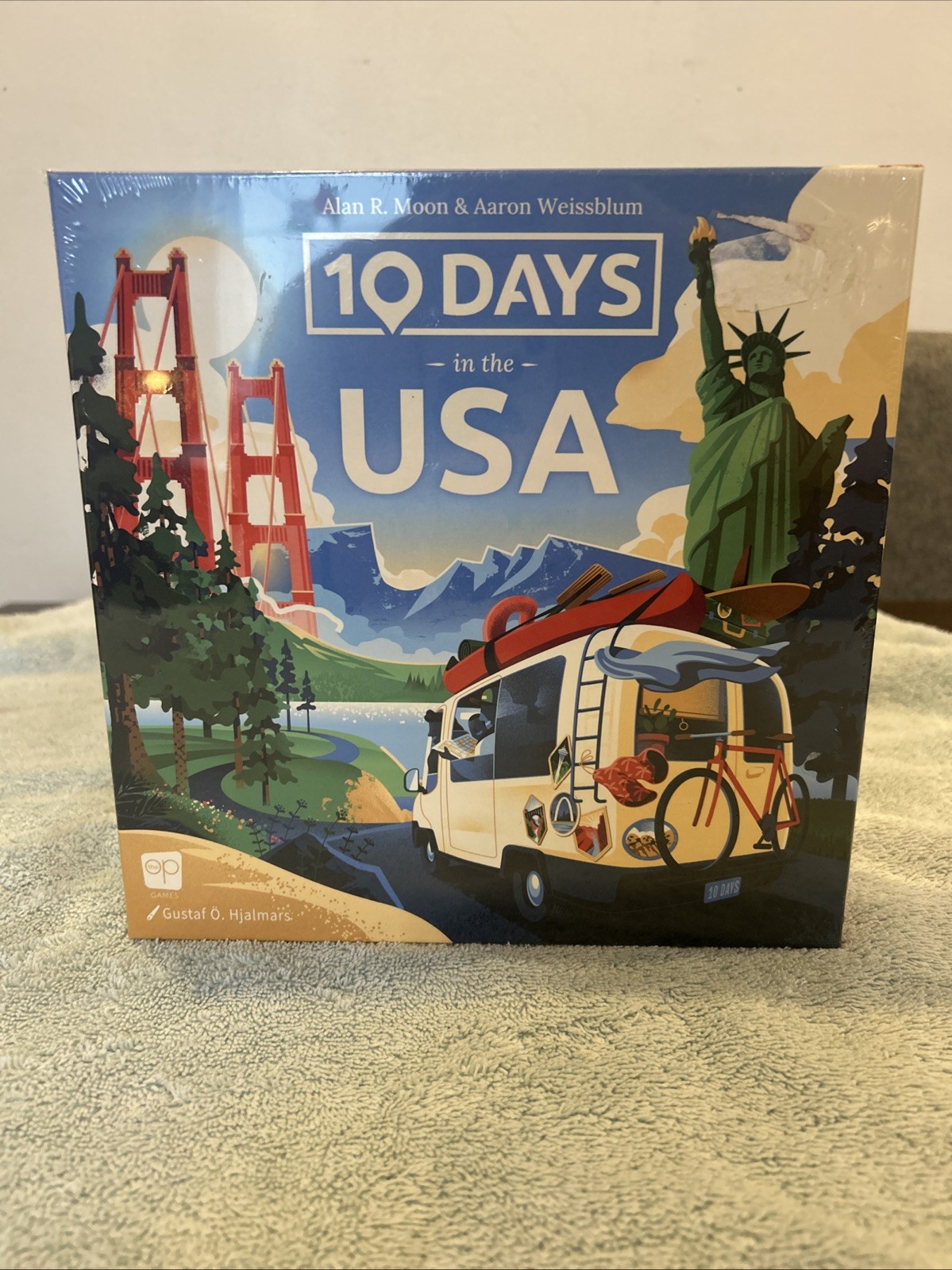 The Op Games 10 Days in the USA Board Game