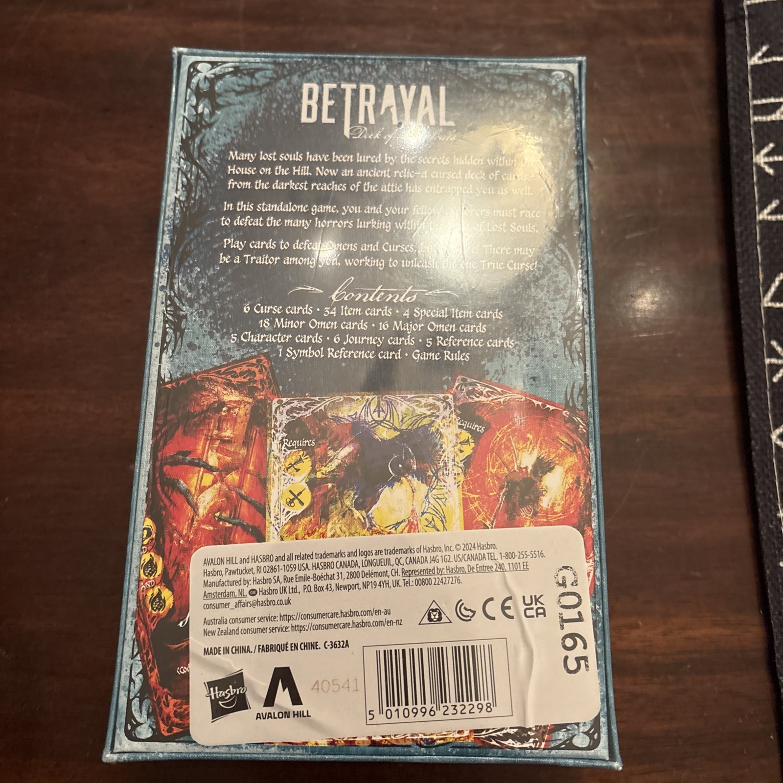 Betrayal Deck of Lost Souls Card Game – Tarot-Inspired, 3-5 Players, Ages 12+