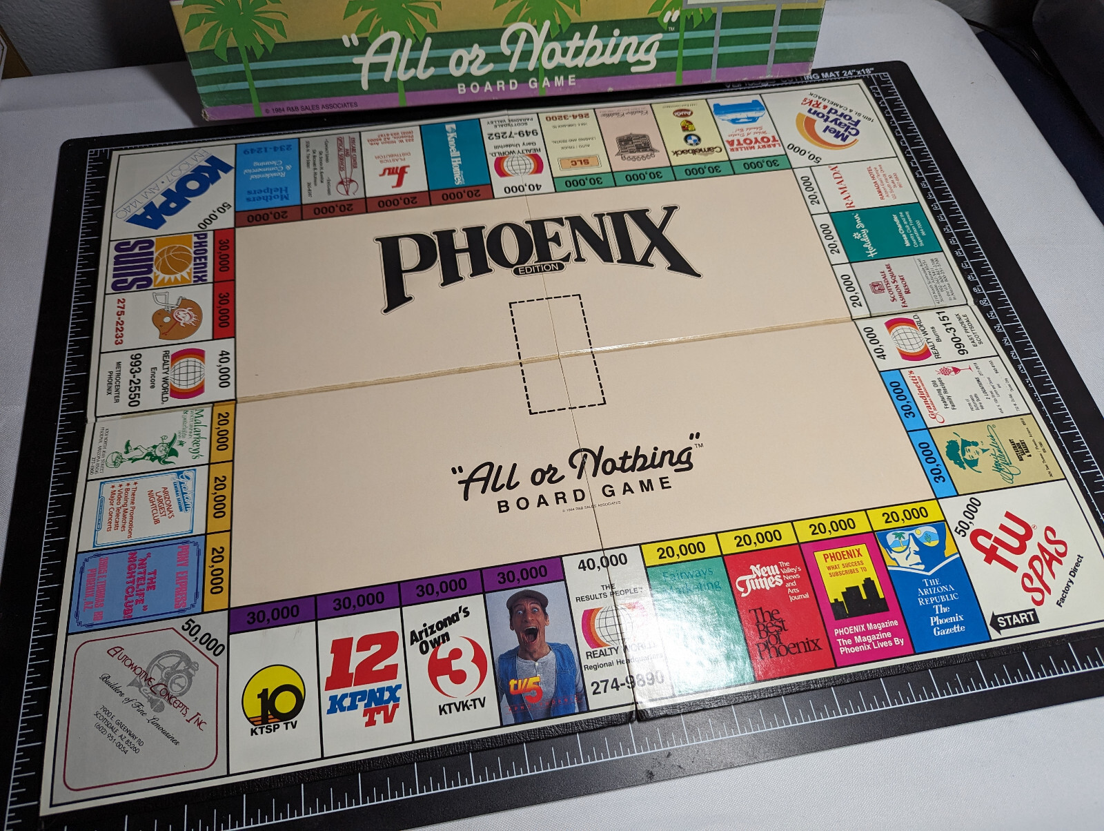 1984 All or Nothing PHOENIX Edition Complete Board Game New Nostalgia