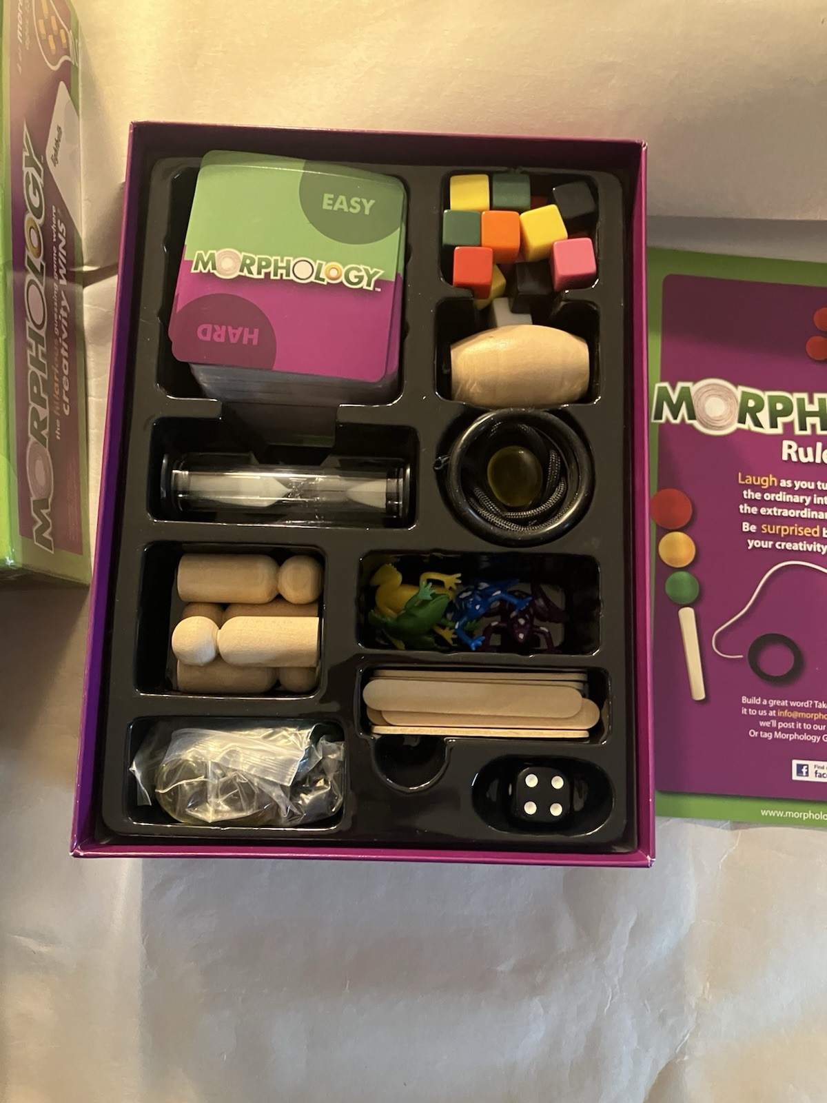 Morphology Creativity Wins 2011 Board Game VG condition Open Never Played