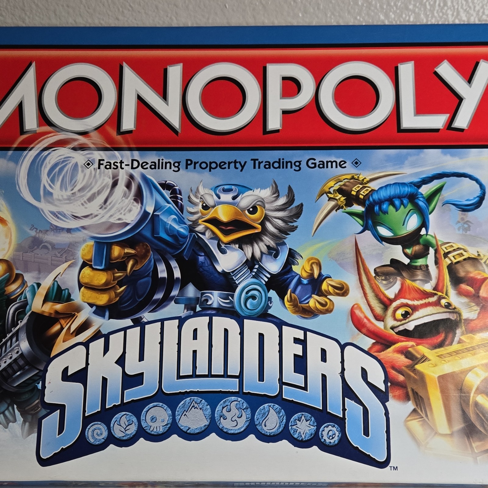 Skylanders Edition Monopoly Board Game Complete 2013
