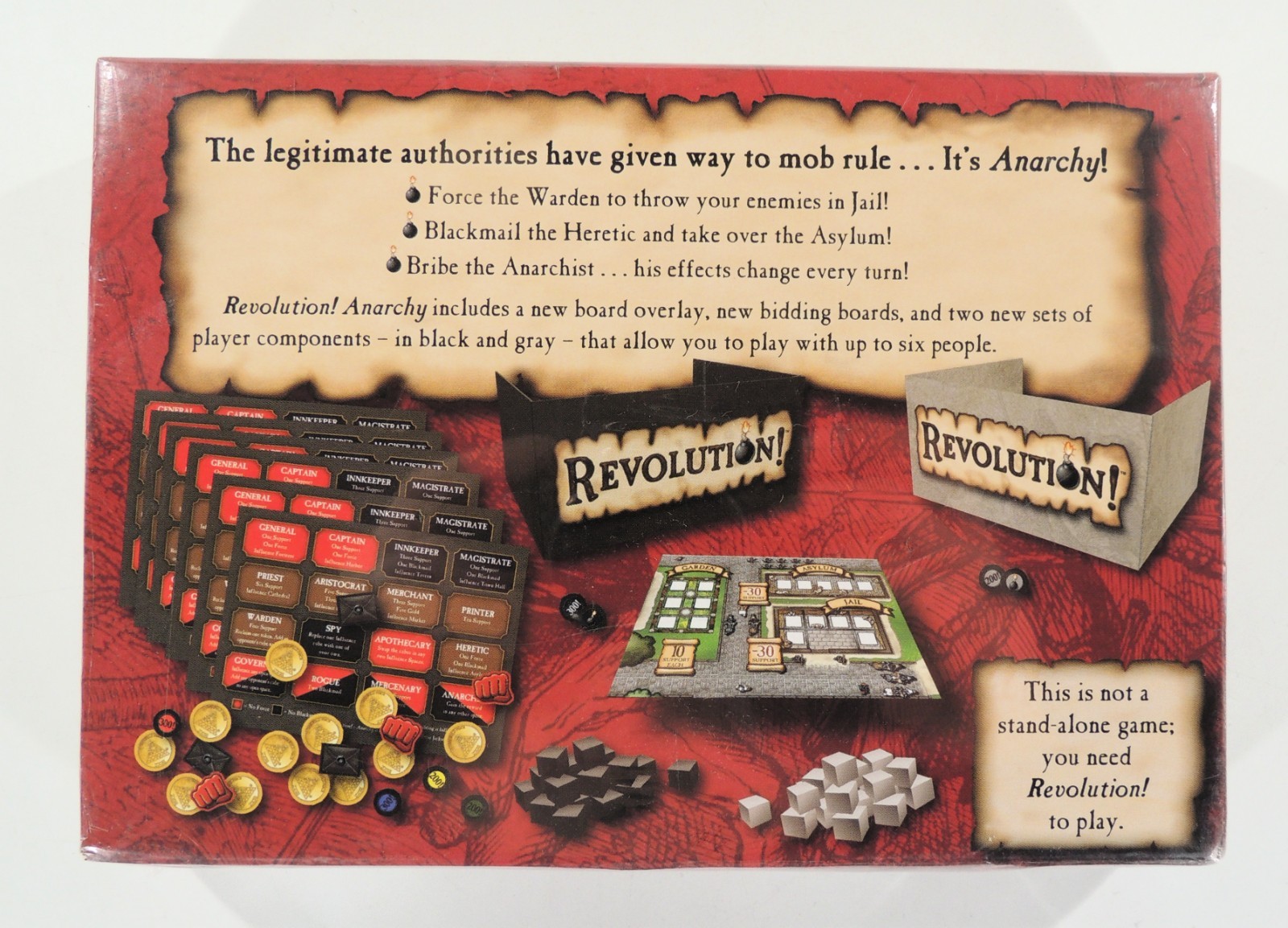 Revolution! Anarchy Steve Jackson Games Expansion Pack 2014 Factory SEALED
