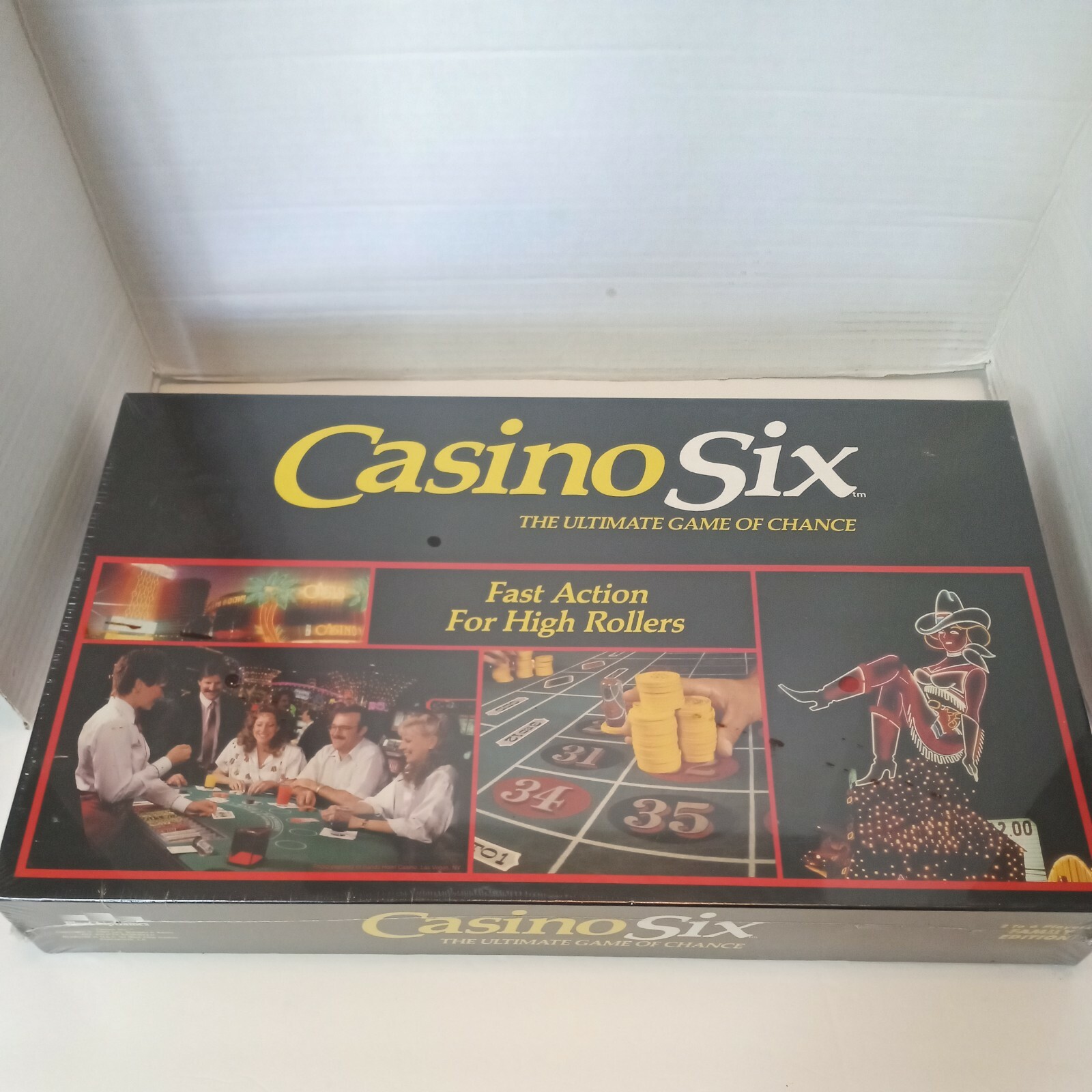 Vintage 1989 Casino Six The Ultimate Game Of Chance Fast Action For High…
