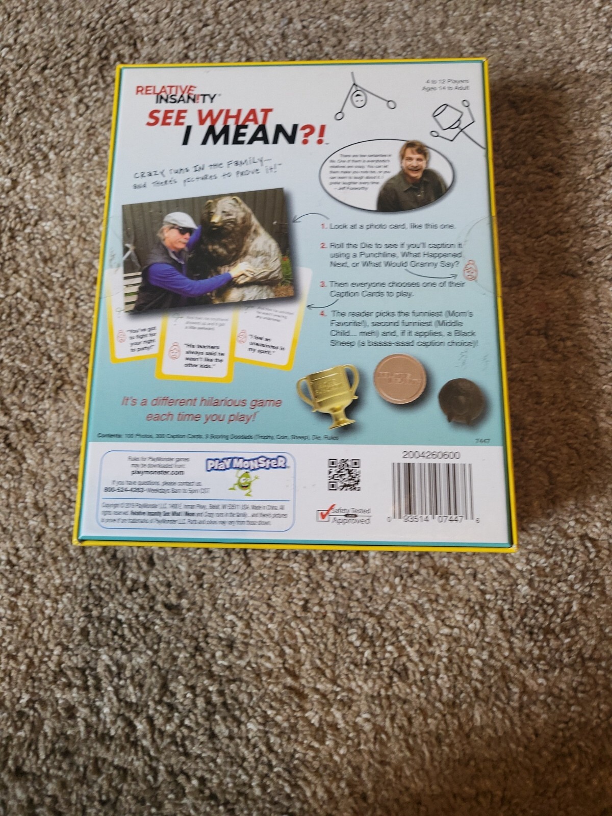 Relative Insanity See What I Mean – Hilarious Party Game Jeff Foxworthy 14+