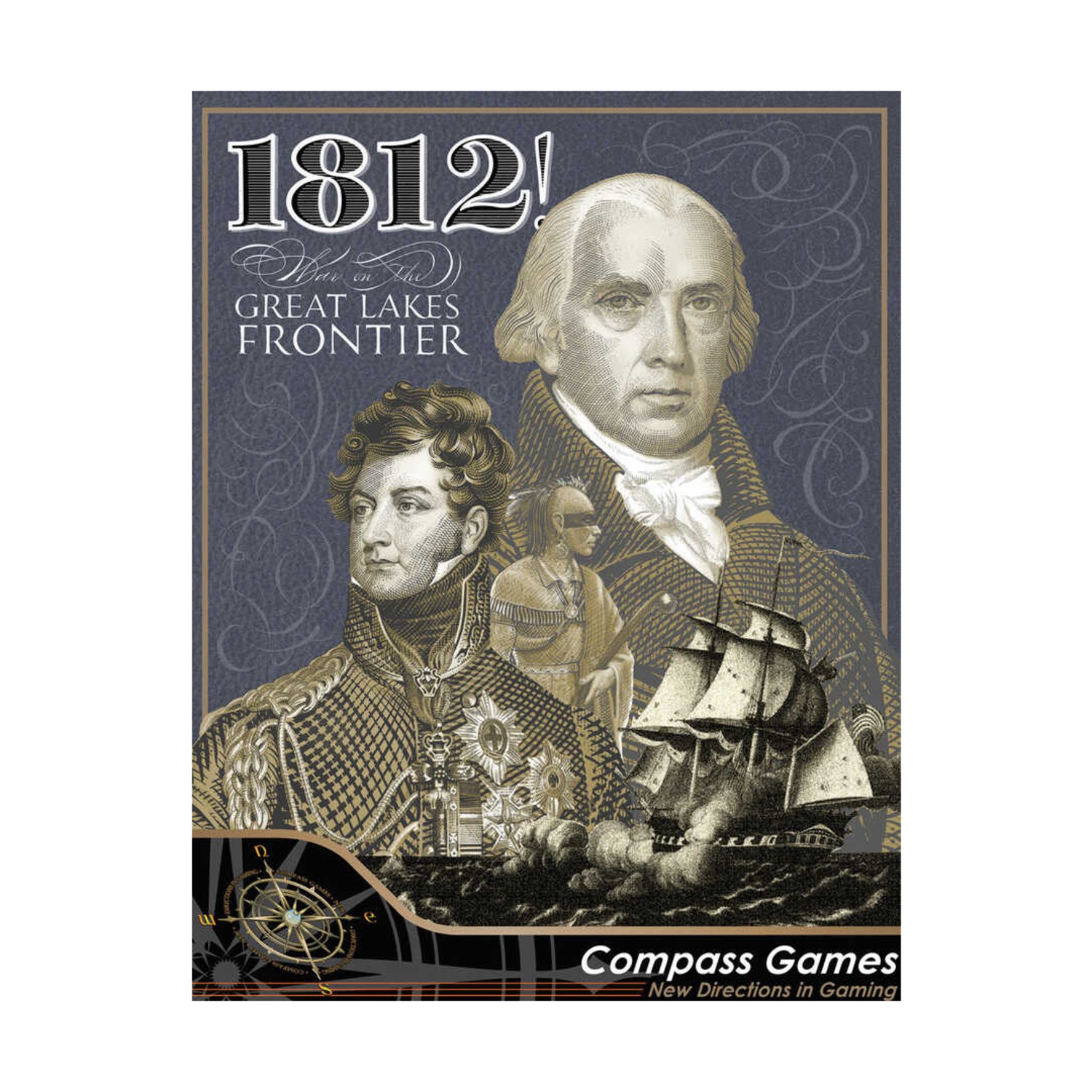 Compass Independence Wargame 1812! War on the Great Lakes Frontier Box SW (New)