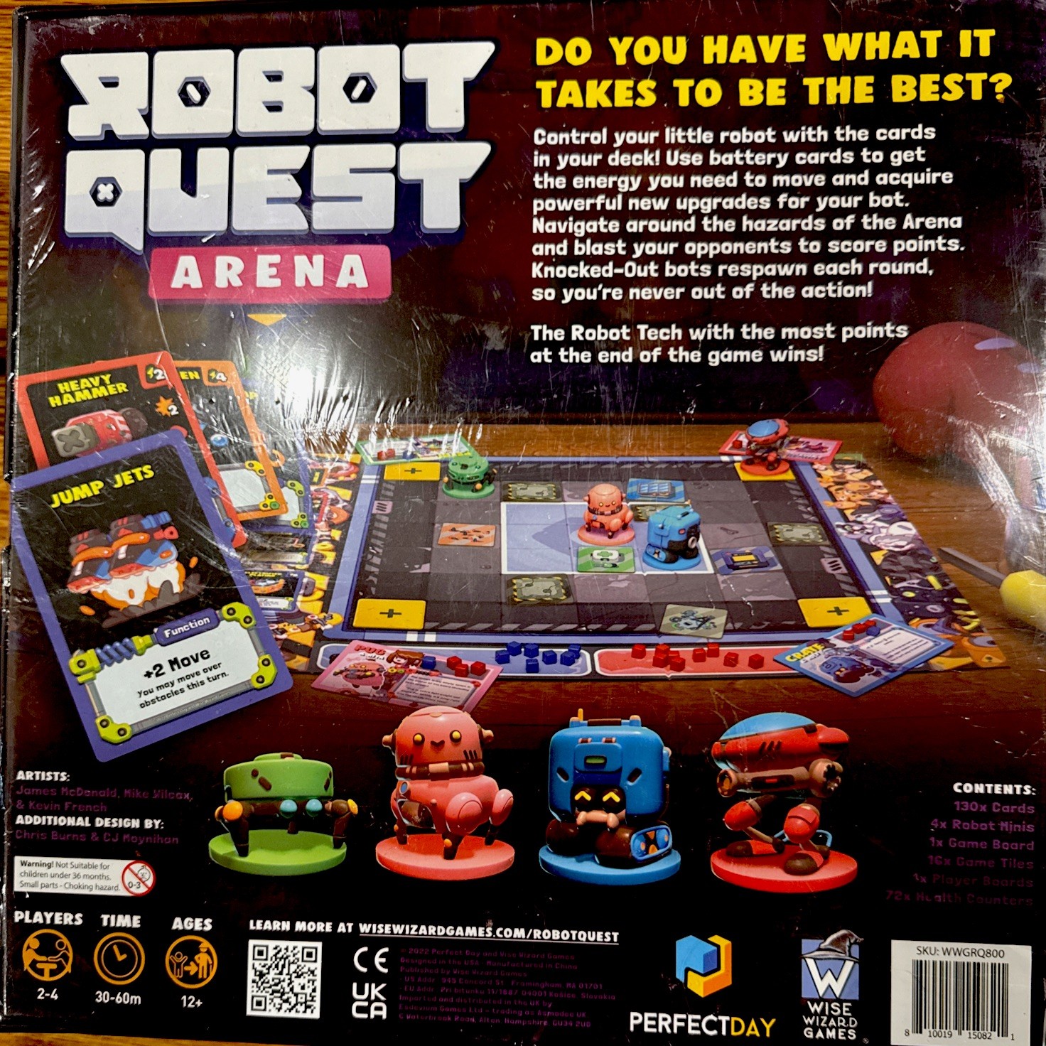 Robot Quest Arena Board Game – Sealed
