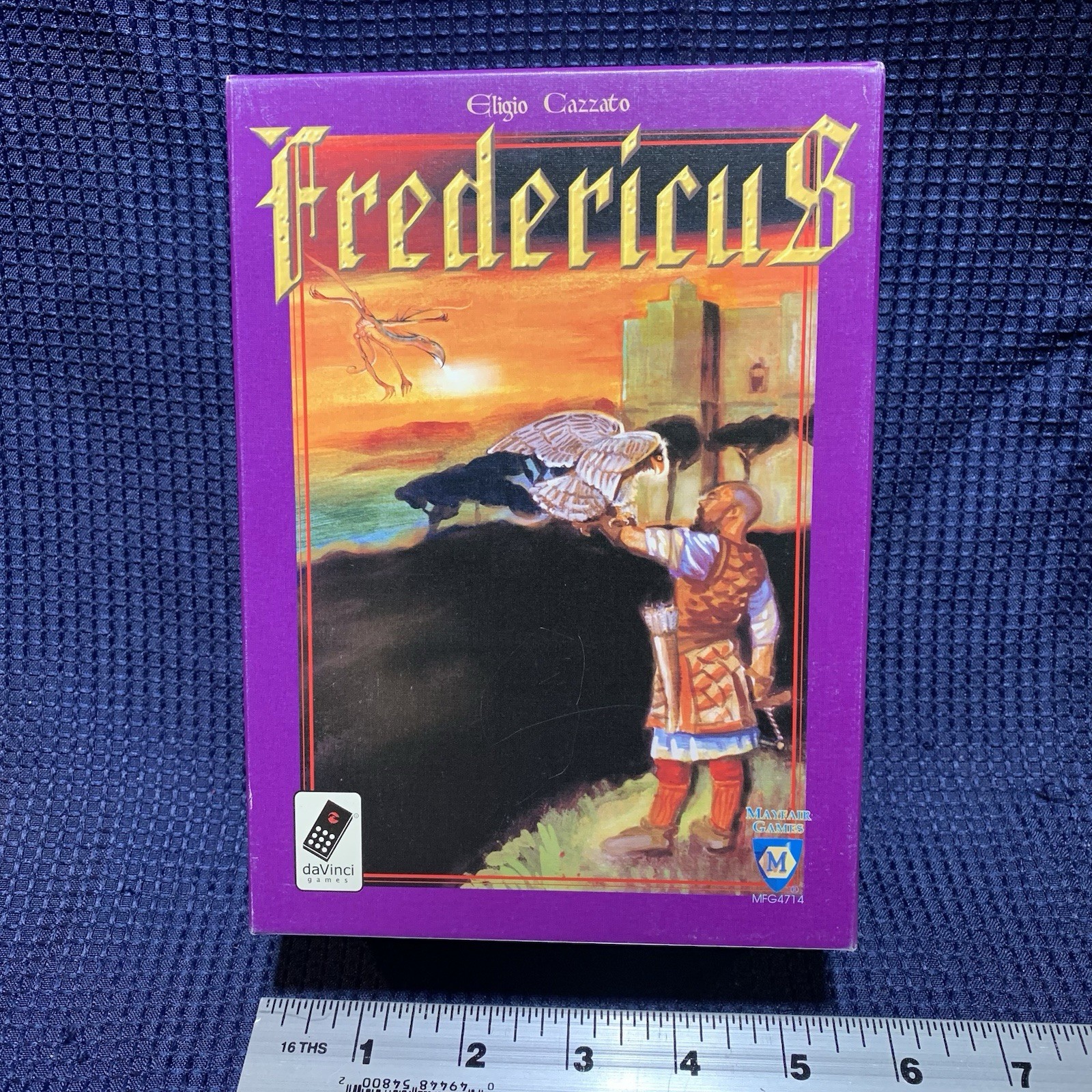 FREDERICUS Strategy Game Mayfair DaVinci Falconry Complete Free Shipping