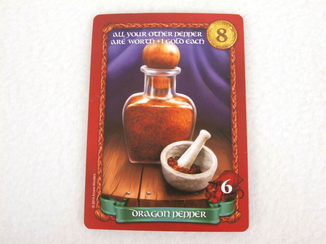 Sheriff of Nottingham Arcane Wonders Game Gen Con Promo Card DRAGON PEPPER