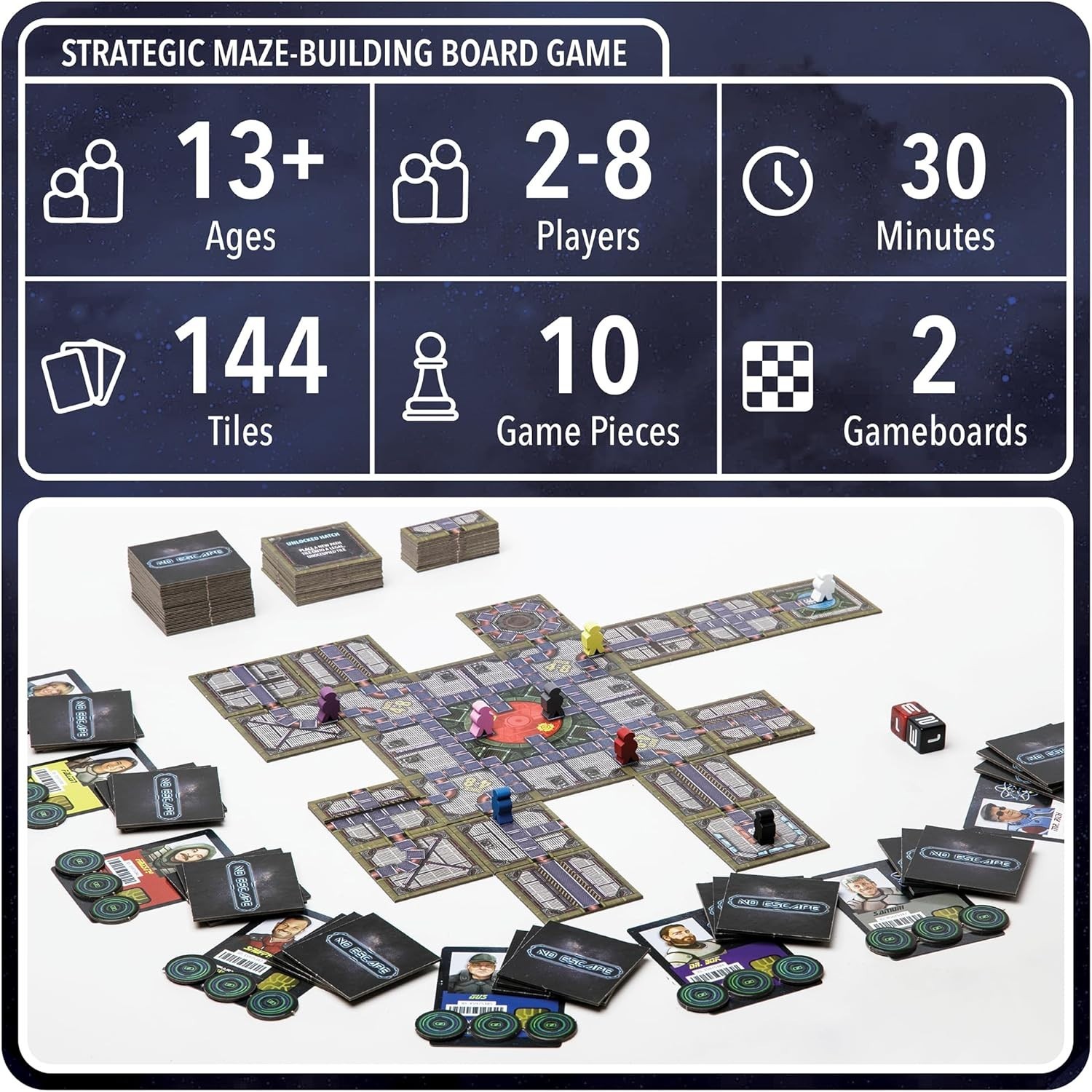 Engaging Space Station Board Game – Strategic Escape