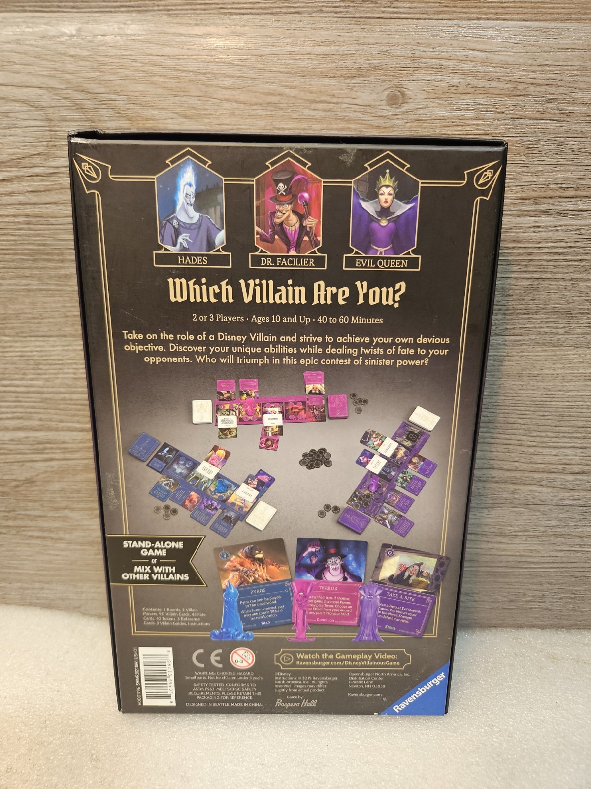 Disney Ravensburger Villainous Wicked to the Core Board Game Complete