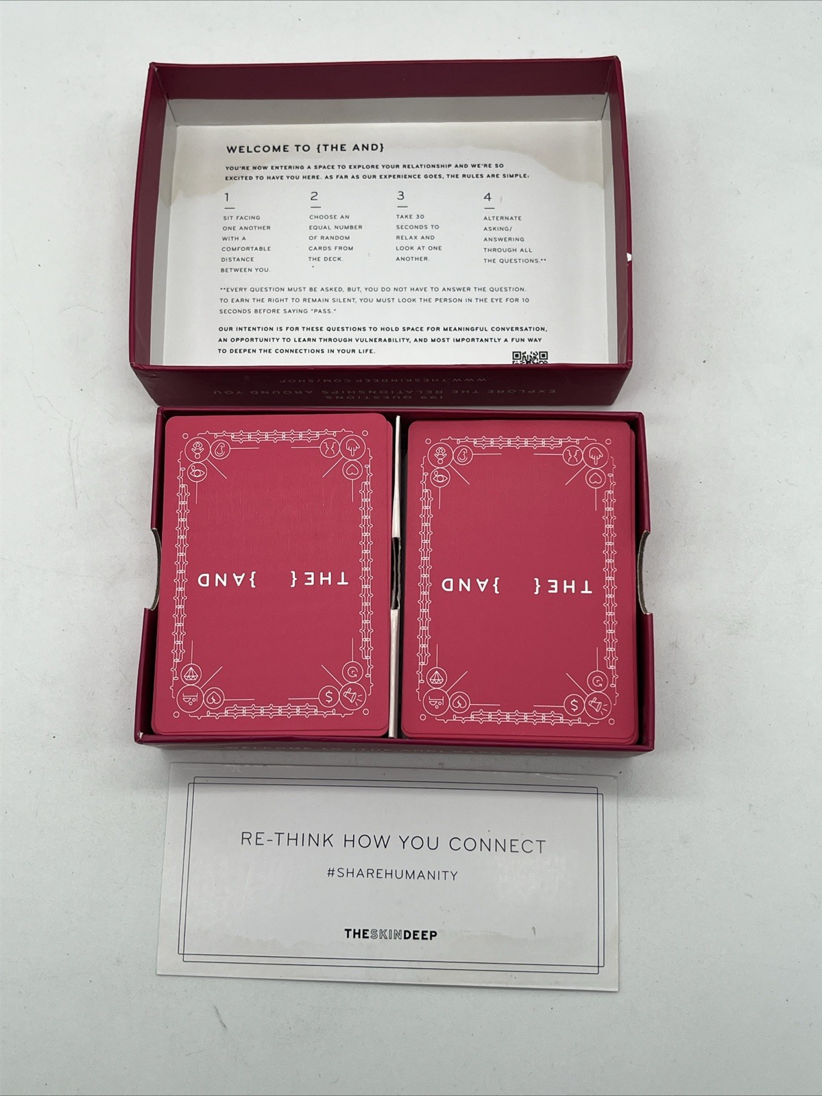 {The AND} The Dating Edition – 199 Meaningful Conversation Cards – NEW