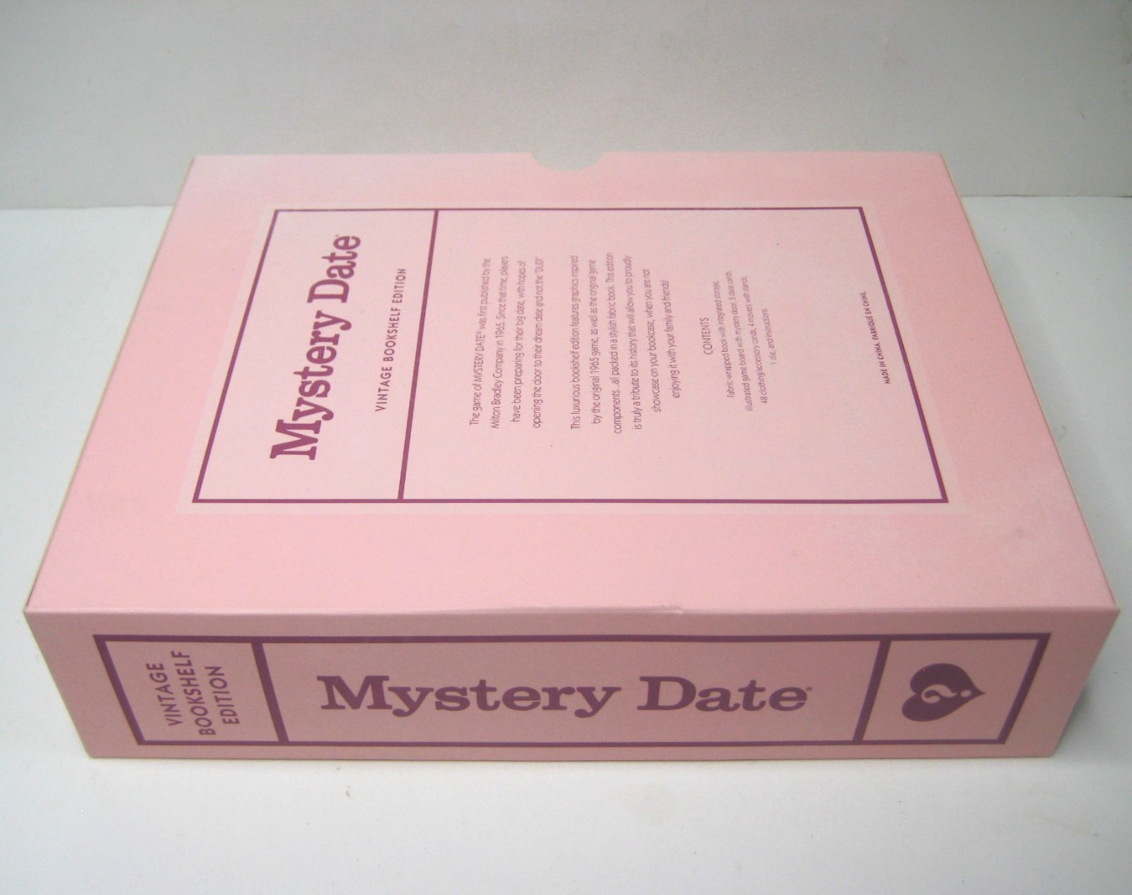 Mystery Date Vintage Bookshelf Edition Board Game Never Played with Sealed Cards