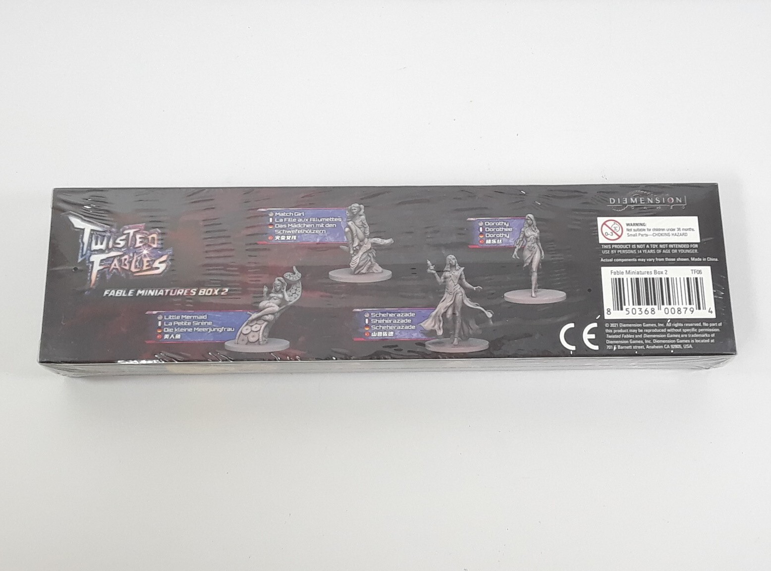 Diemension Games Twisted Fables Fable Miniatures Box 2 – 4 Miniatures Set SEALED
