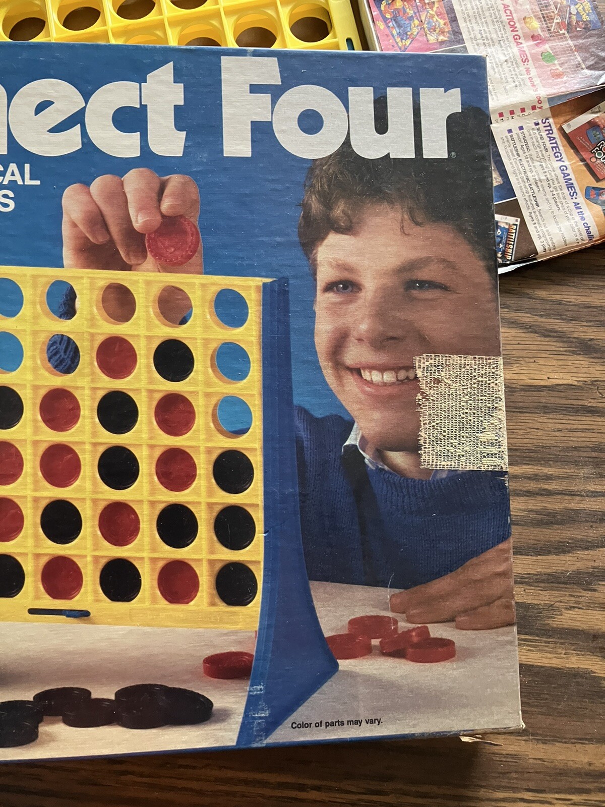 Milton Bradley Connect Four Game Original Box # 4430 1979 INCOMPLETE