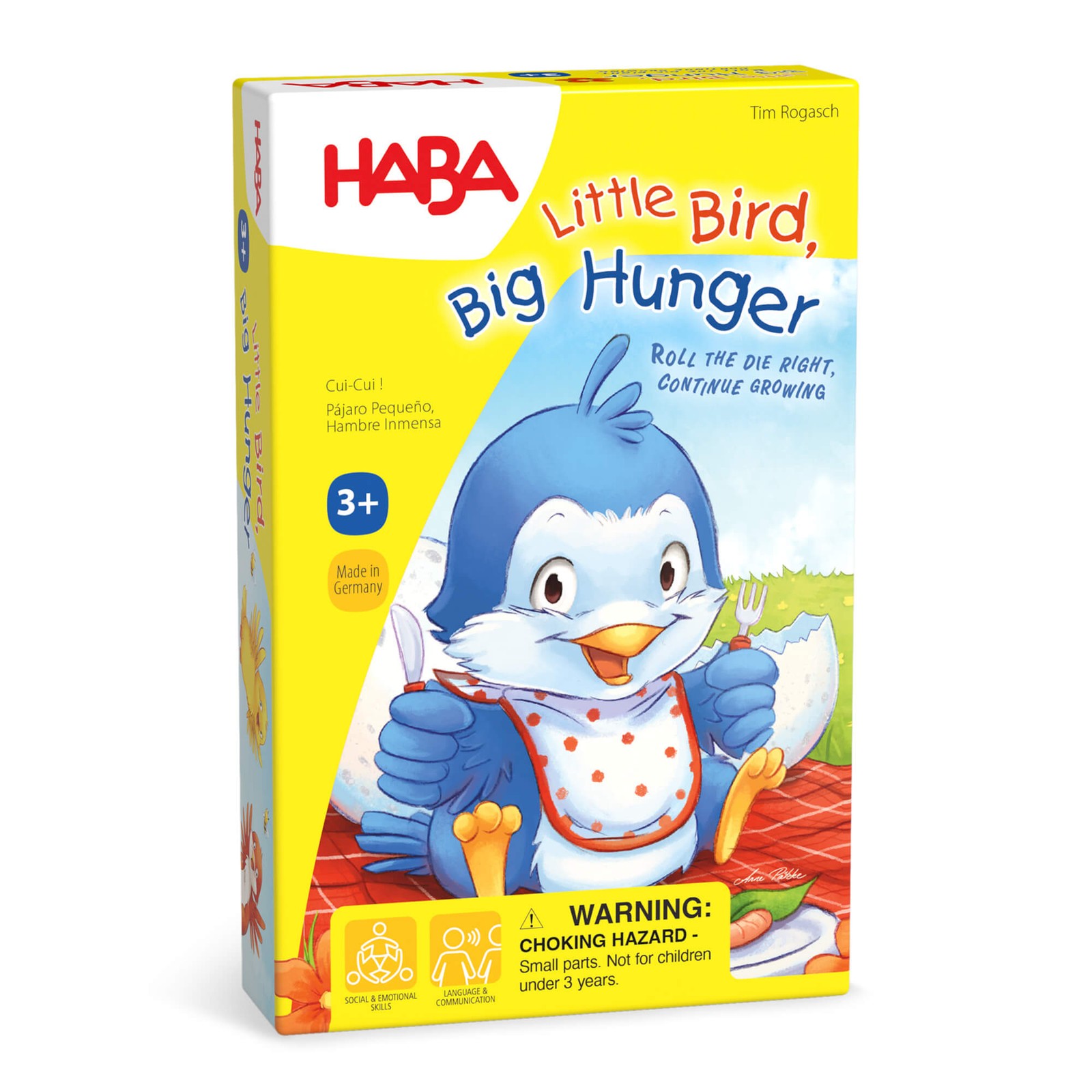 HABA Little Bird, Big Hunger – A Cheerfully Cheeky Collecting Game for Ages 3