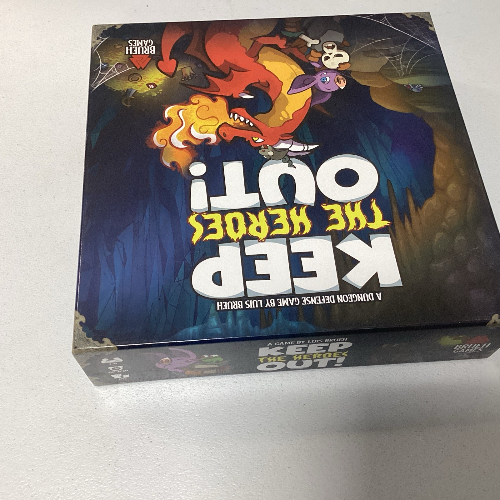 Brueh Games KEEP THE HEROES OUT! BOARD GAME LOT jm126269