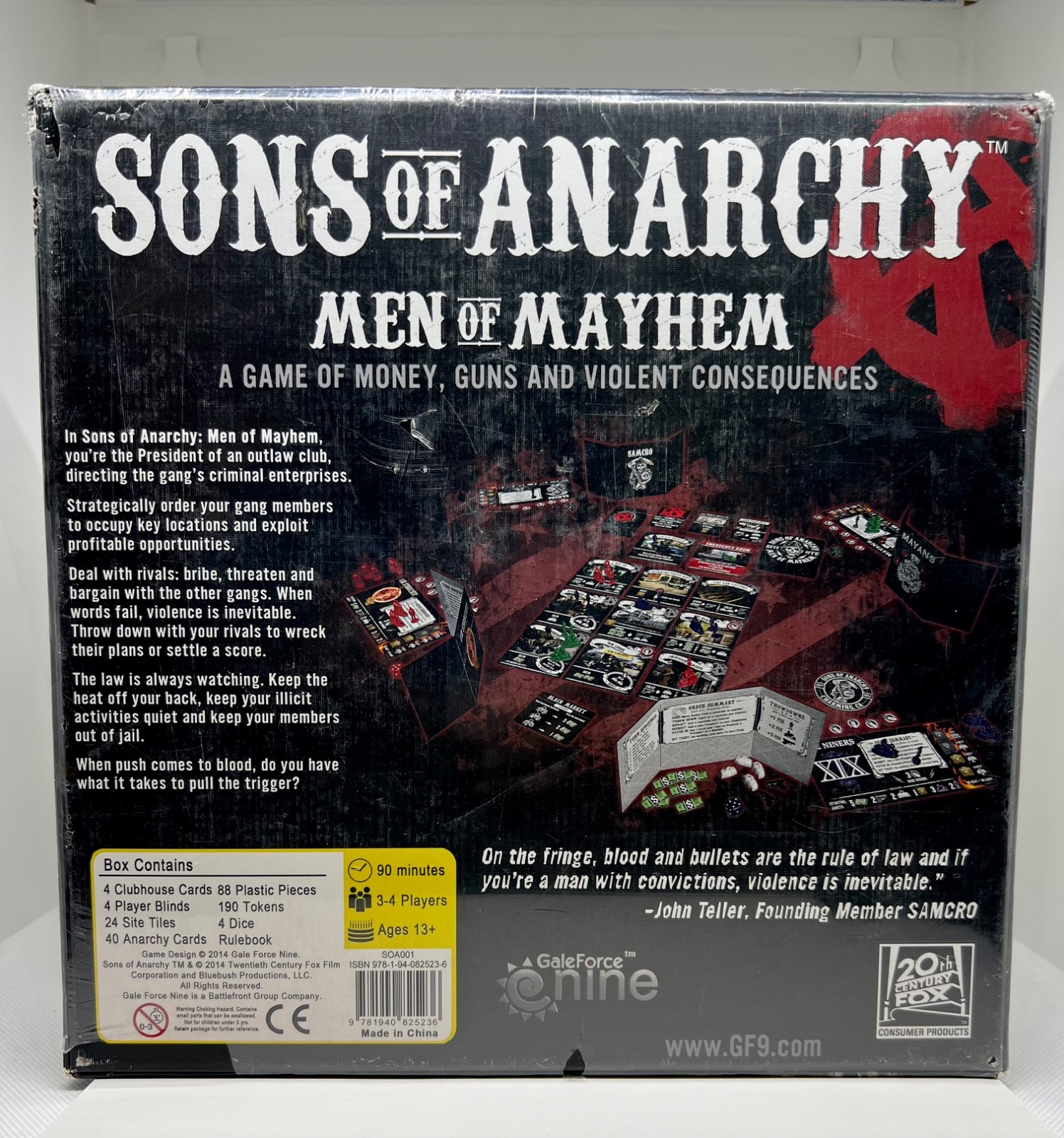 Sons of Anarchy: Men of Mayhem Board Game 2014 SEALED! Never Opened! Complete