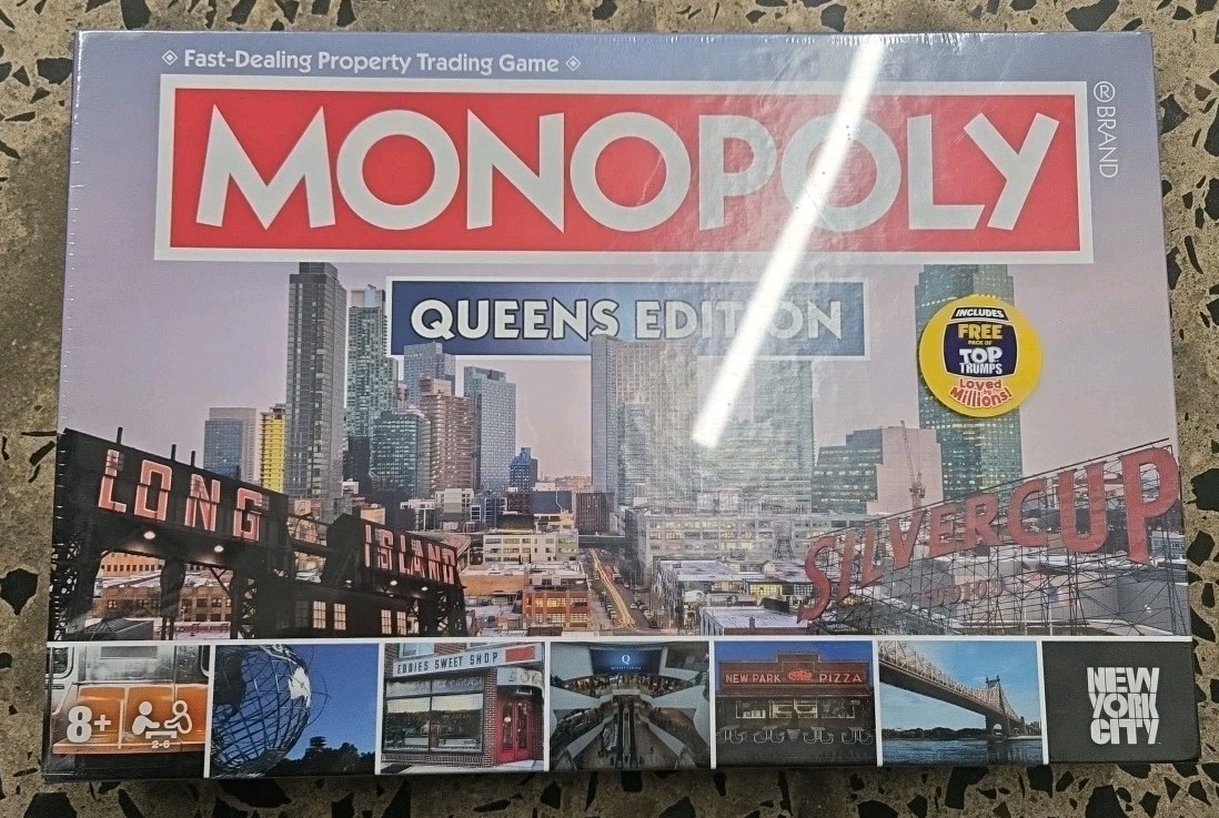 Monopoly Queens NY Board Game USA City Edition – New & Sealed