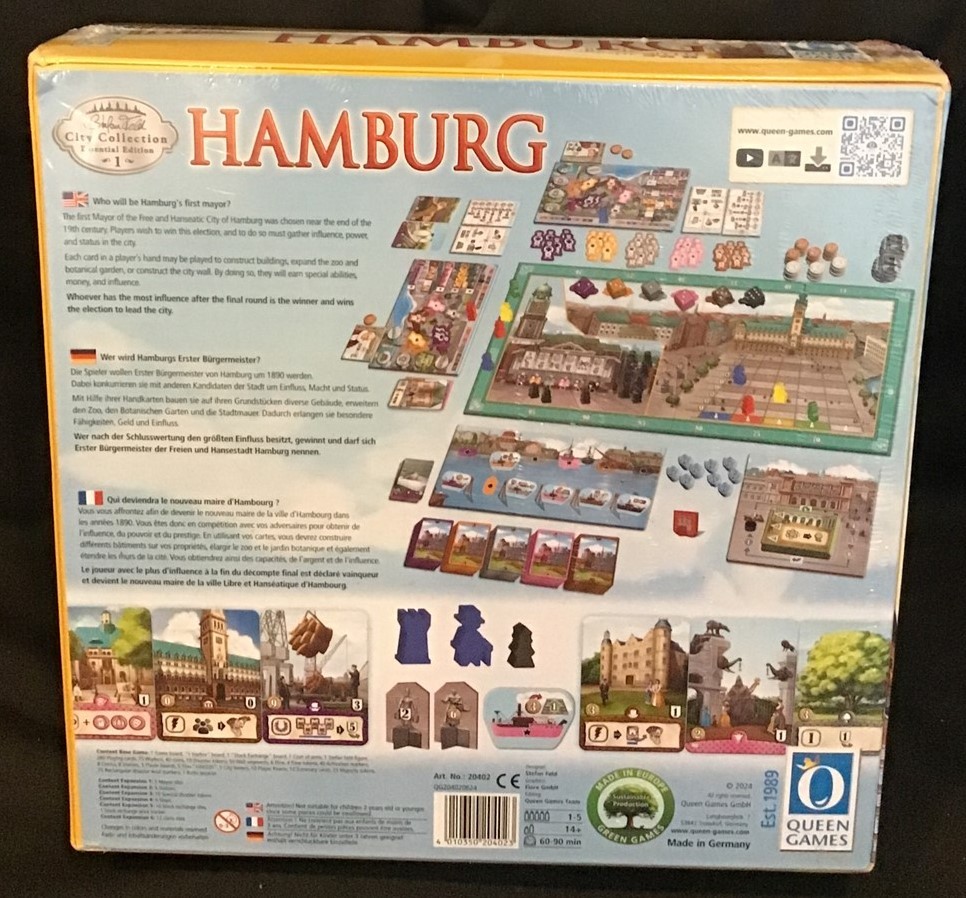 Hamburg ~ Queen Games ~ Essential Edition ~ City Collection One ~ New ~ OEJ