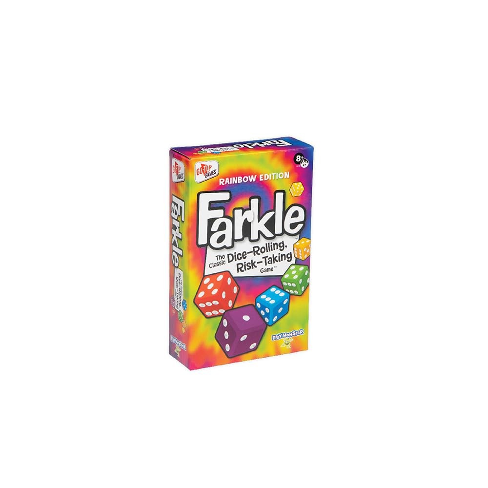 Farkle Classic Dice Game – Rainbow Kids Games, Dice Games, Family Games, Travel