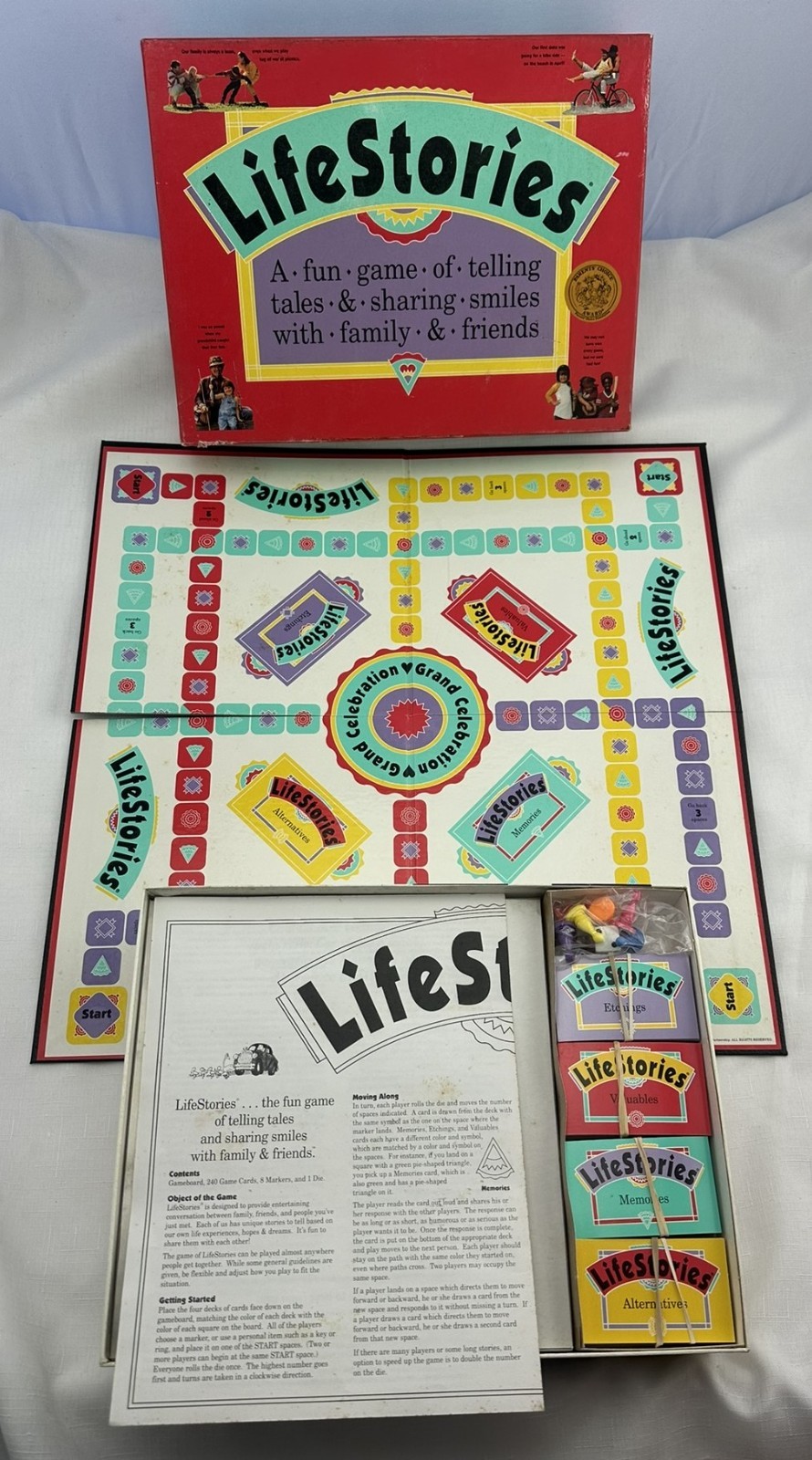 1989 LifeStories Game by Talicor Complete in Good Condition FREE SHIPPING