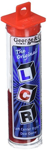 LCR Left Center Right Fun Dice Game for 3 to 12 Players Family Game Night