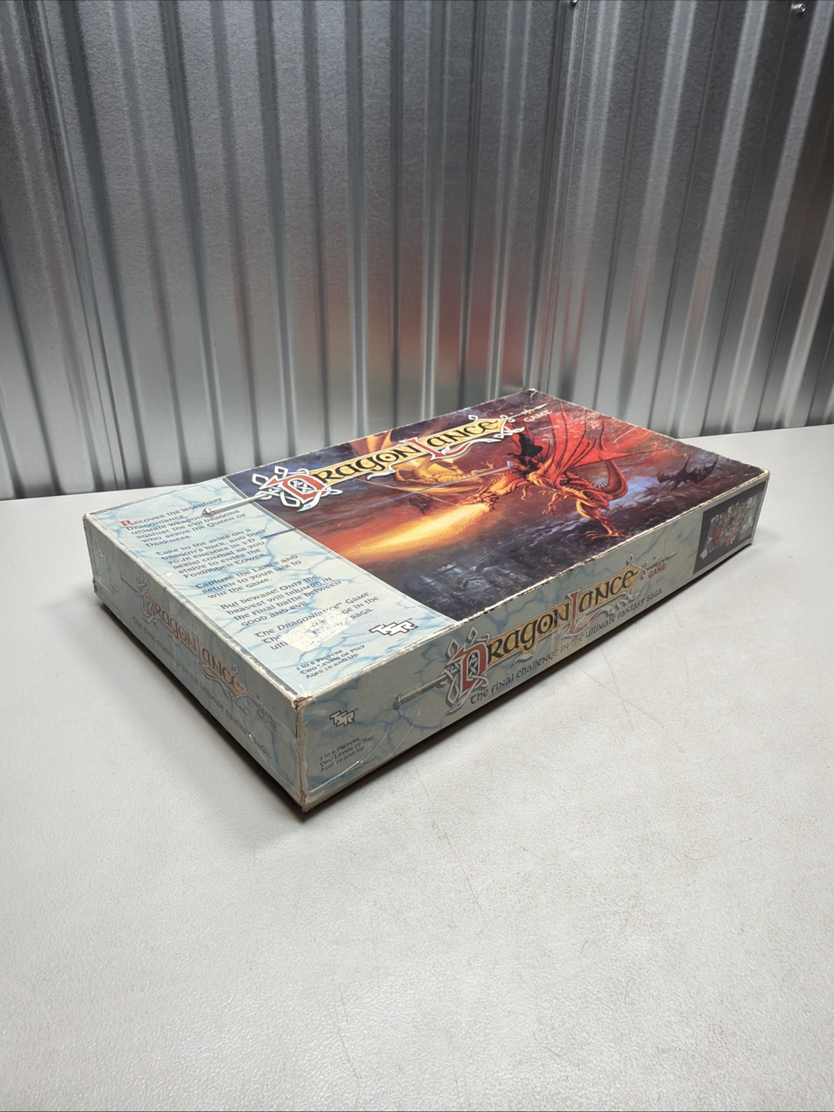 Dragonlance Board Game TSR Vintage Dungeons & Dragons 1988 – Incomplete