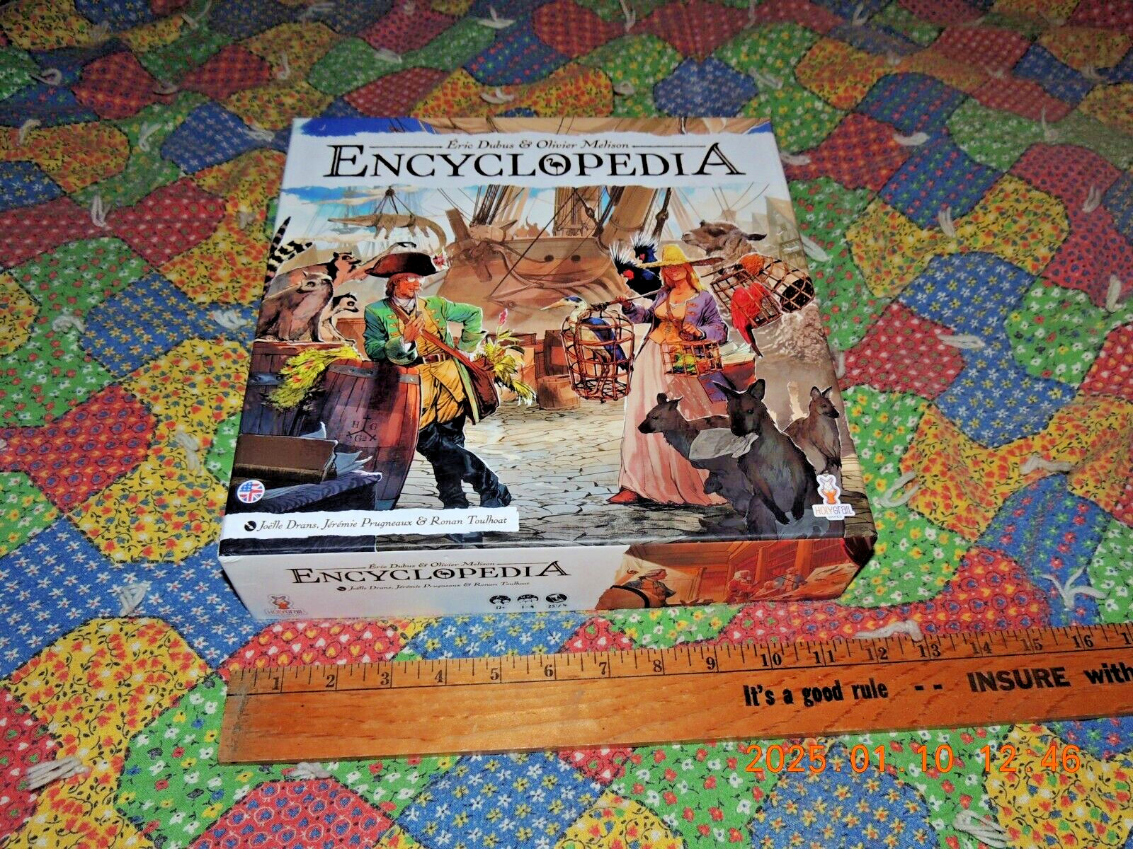 Holy Grail Games Encyclopedia game – Little played in 2022 box