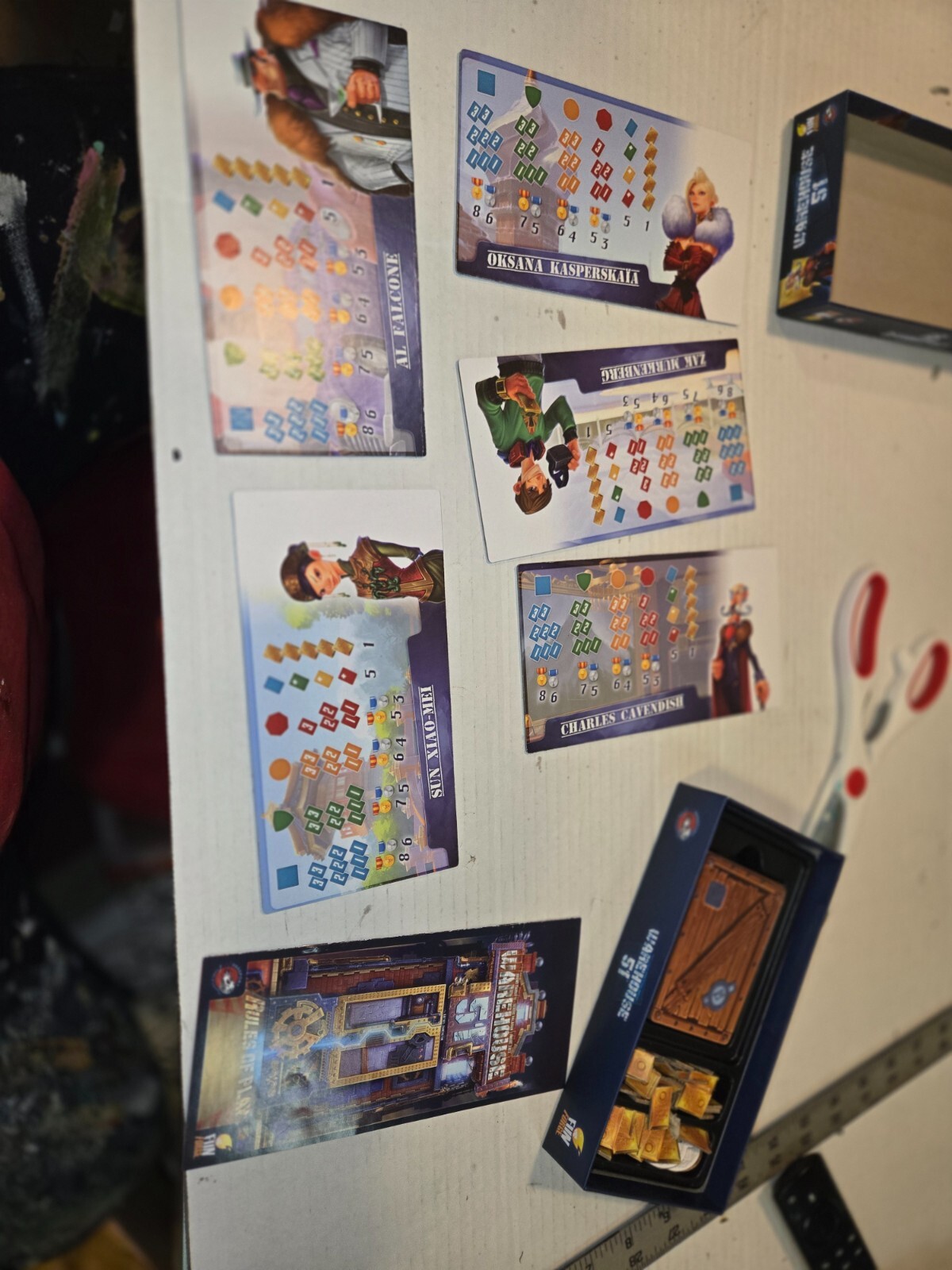 Warehouse 51 Card Game Fun Forge Passport Game Studios 2015 complete