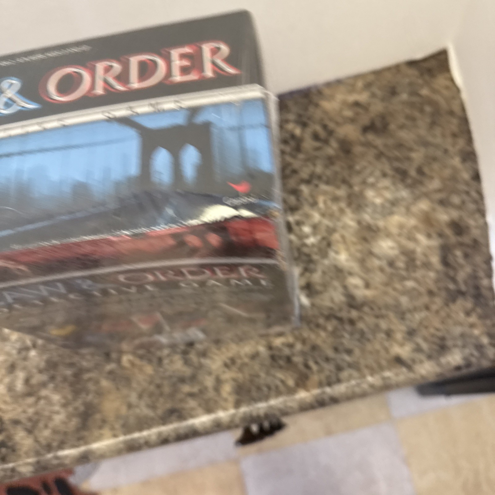 Law & Order Detective Board Game – Cardinal Games 2-4 Players Sealed New In Box