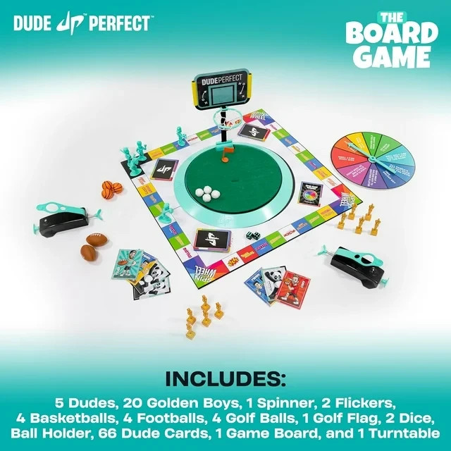 Dude Perfect Board Game Night Skills & Action All Ages Competitive Family SEALED