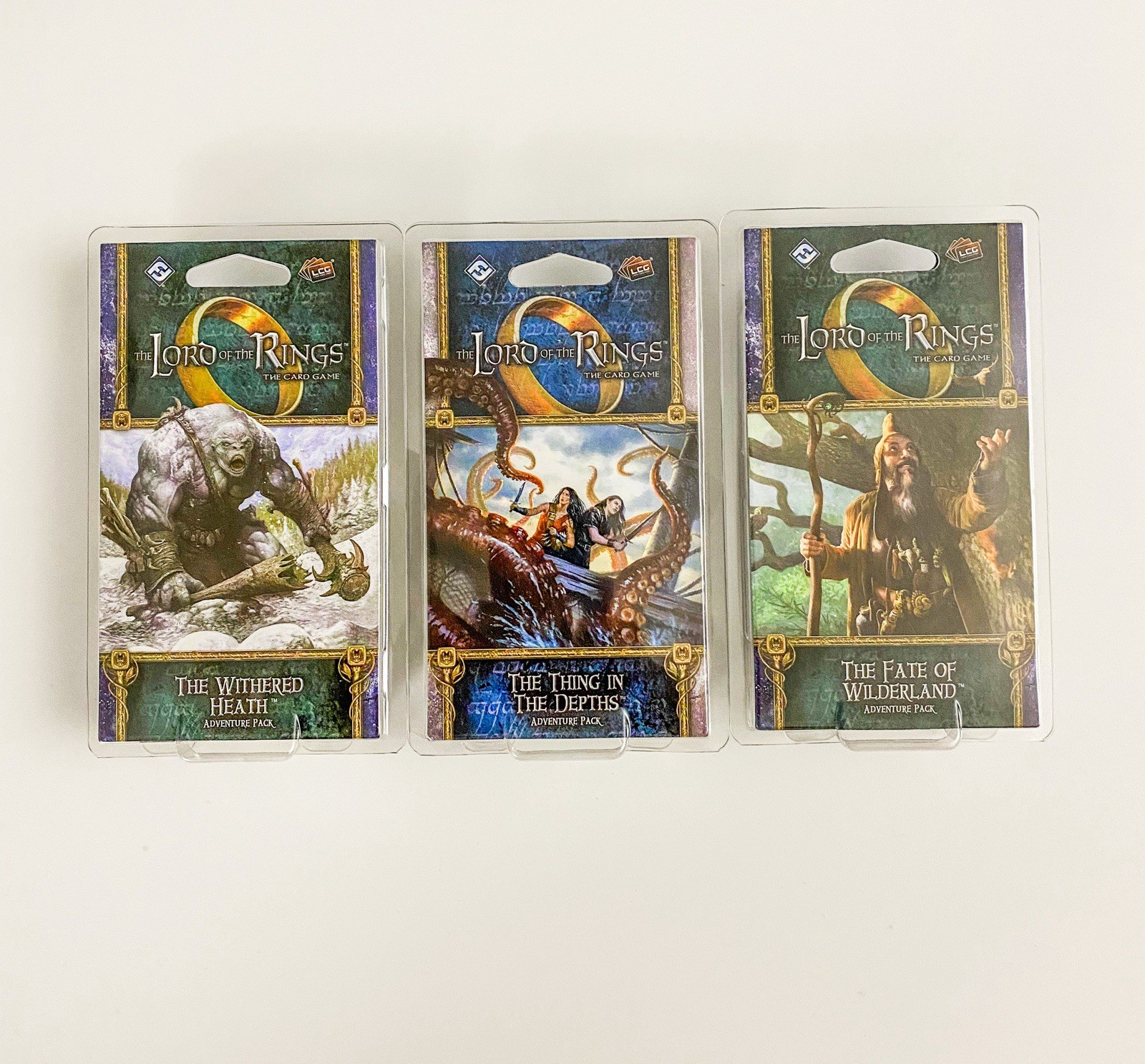 The Lord Of The Rings LCG Lot (3 Items) New Factory Sealed
